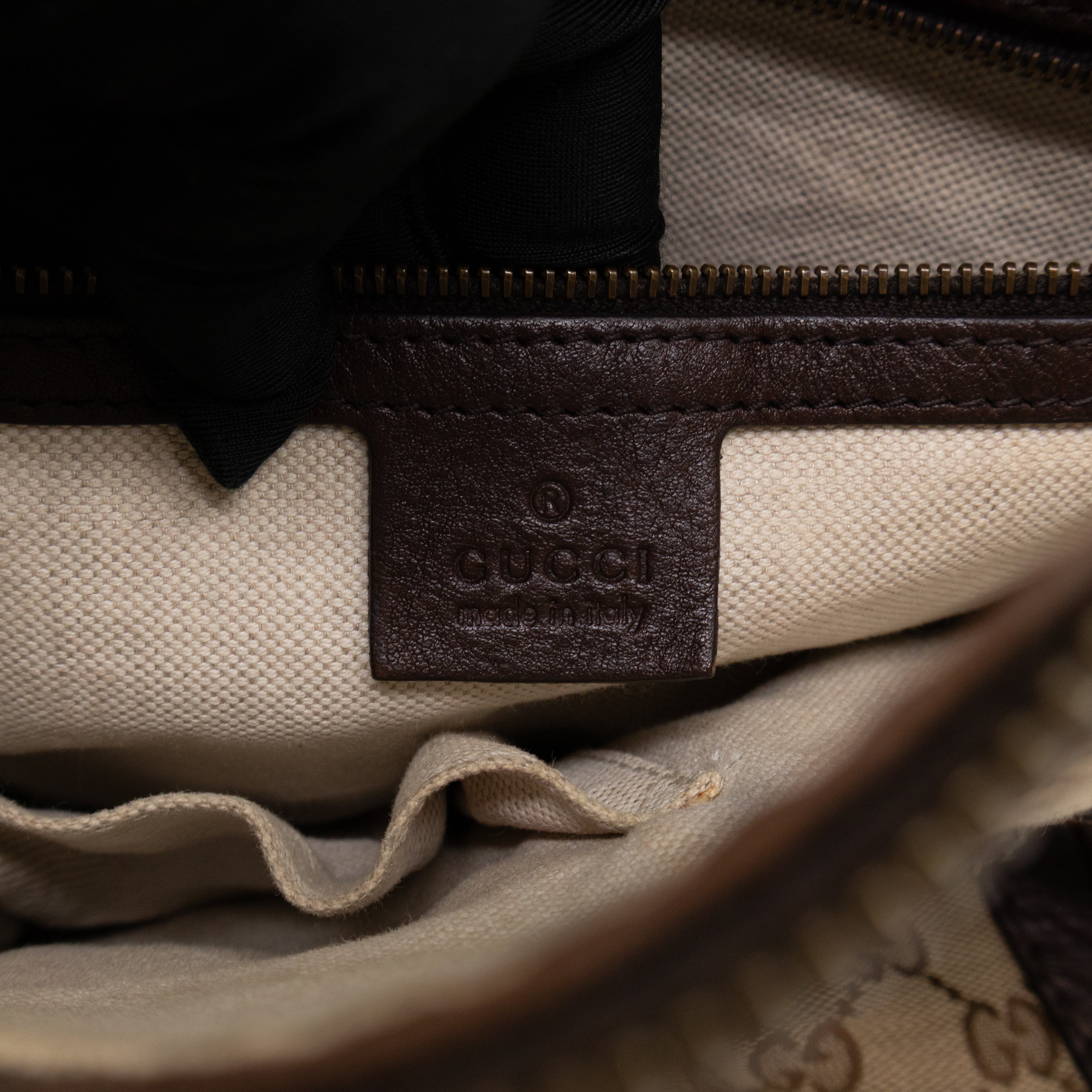 GG Running Hobo Bag Brown