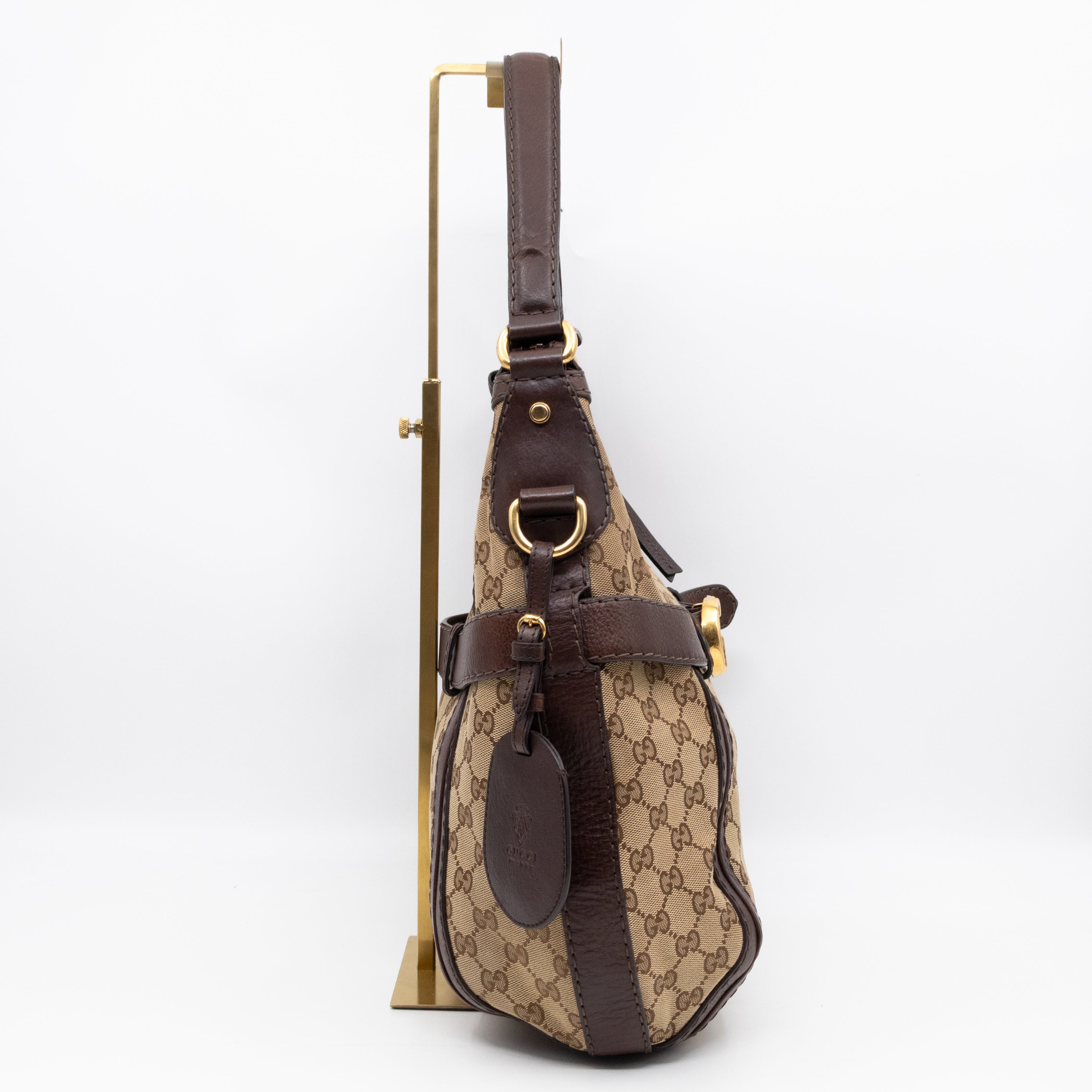 GG Running Hobo Bag Brown