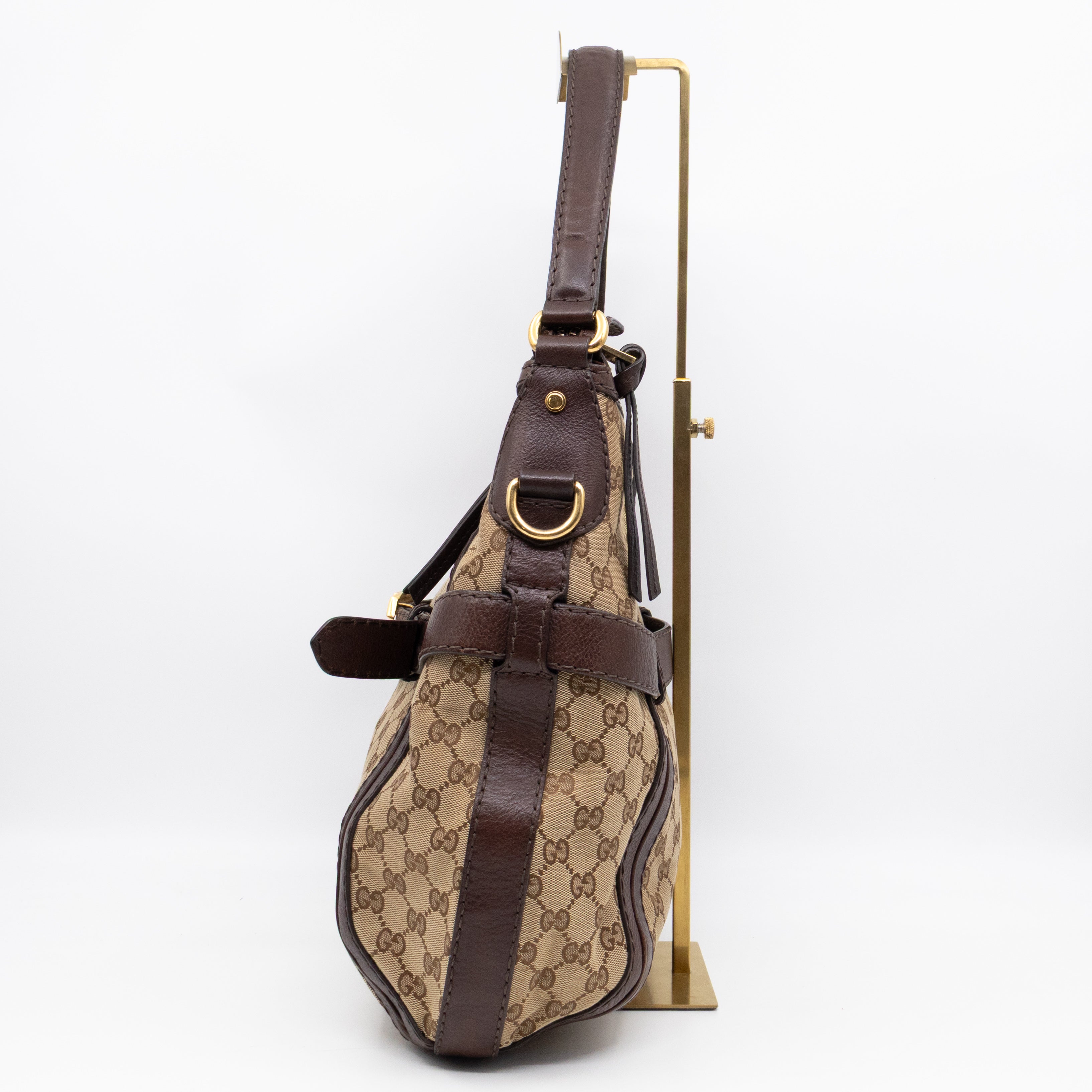 GG Running Hobo Bag Brown