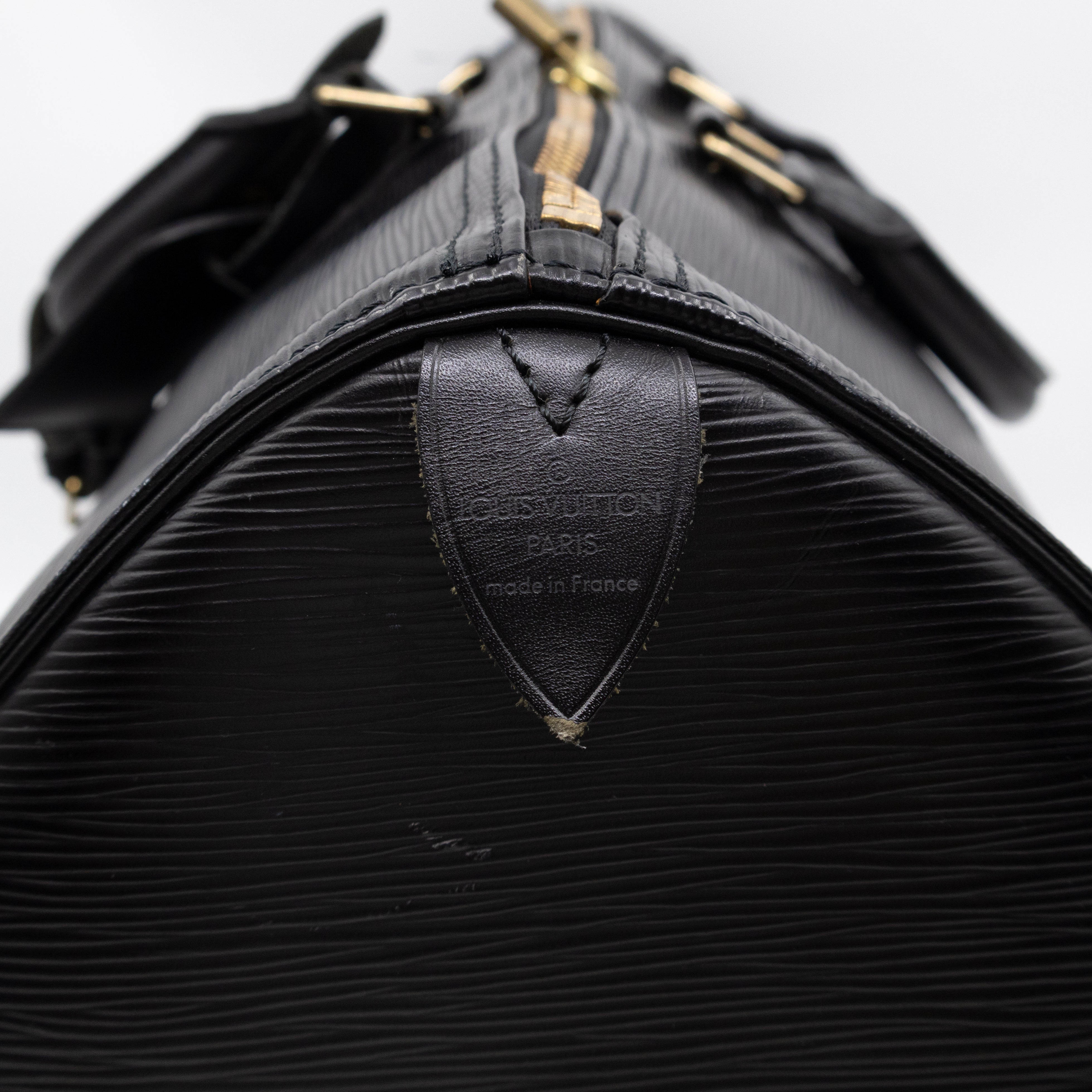 Keepall 50 Black Epi Leather