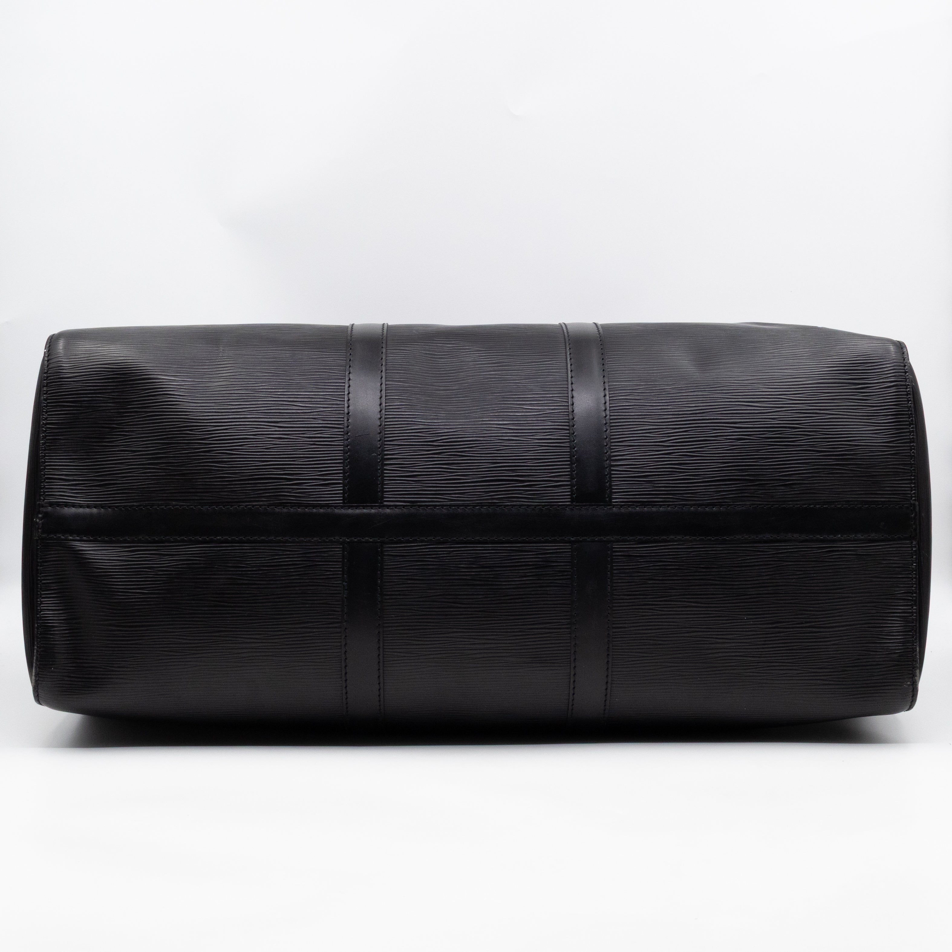 Keepall 50 Black Epi Leather