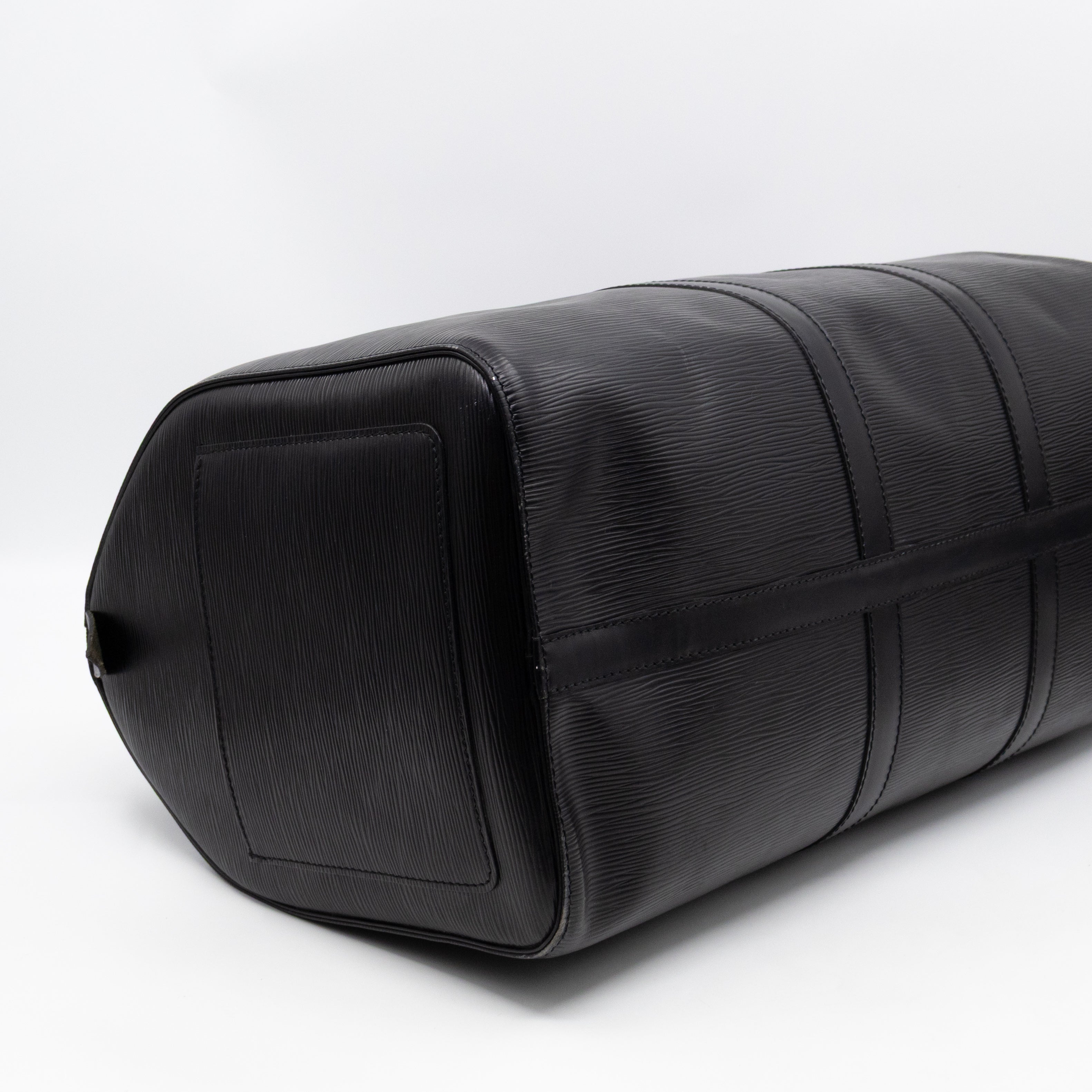 Keepall 50 Black Epi Leather