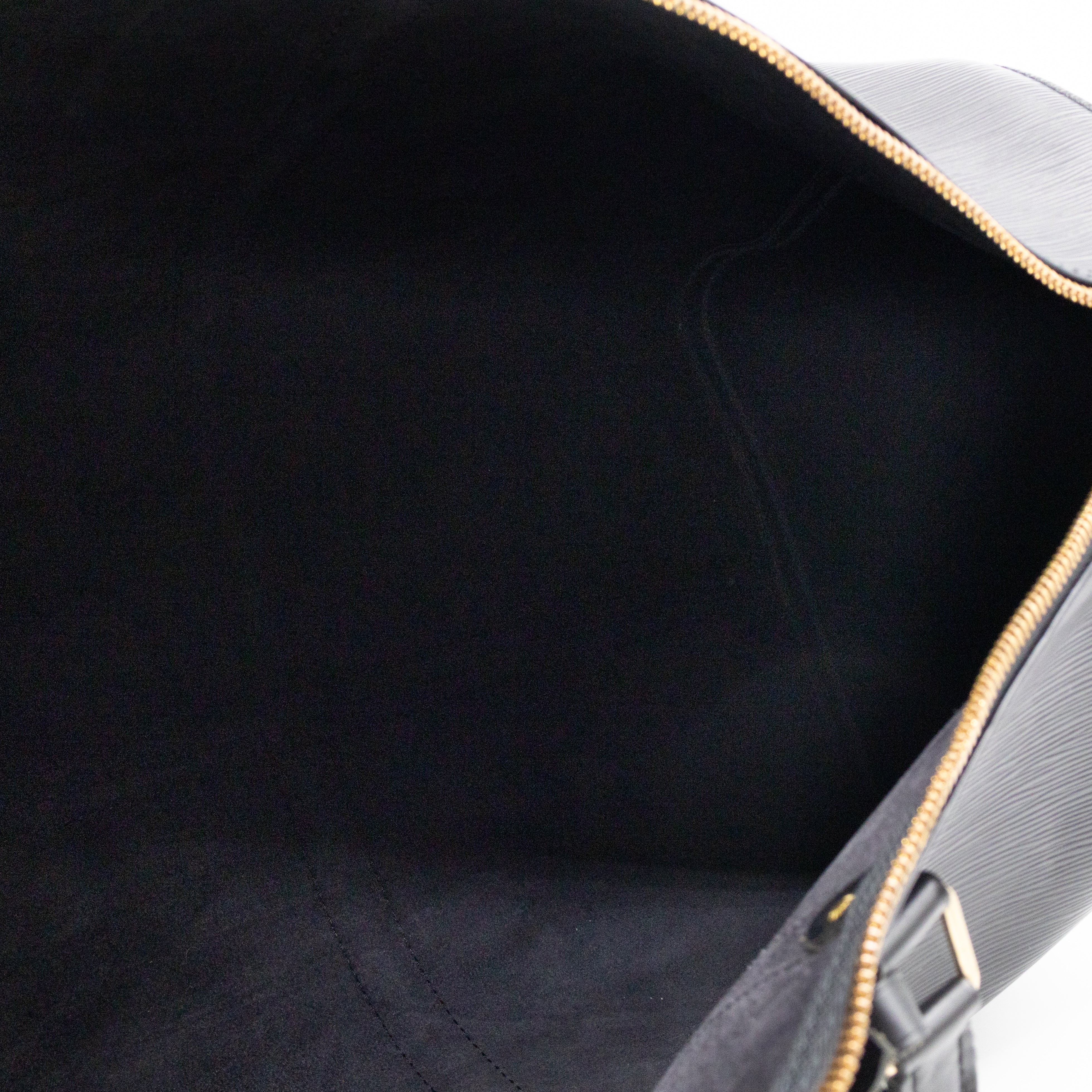 Keepall 50 Black Epi Leather