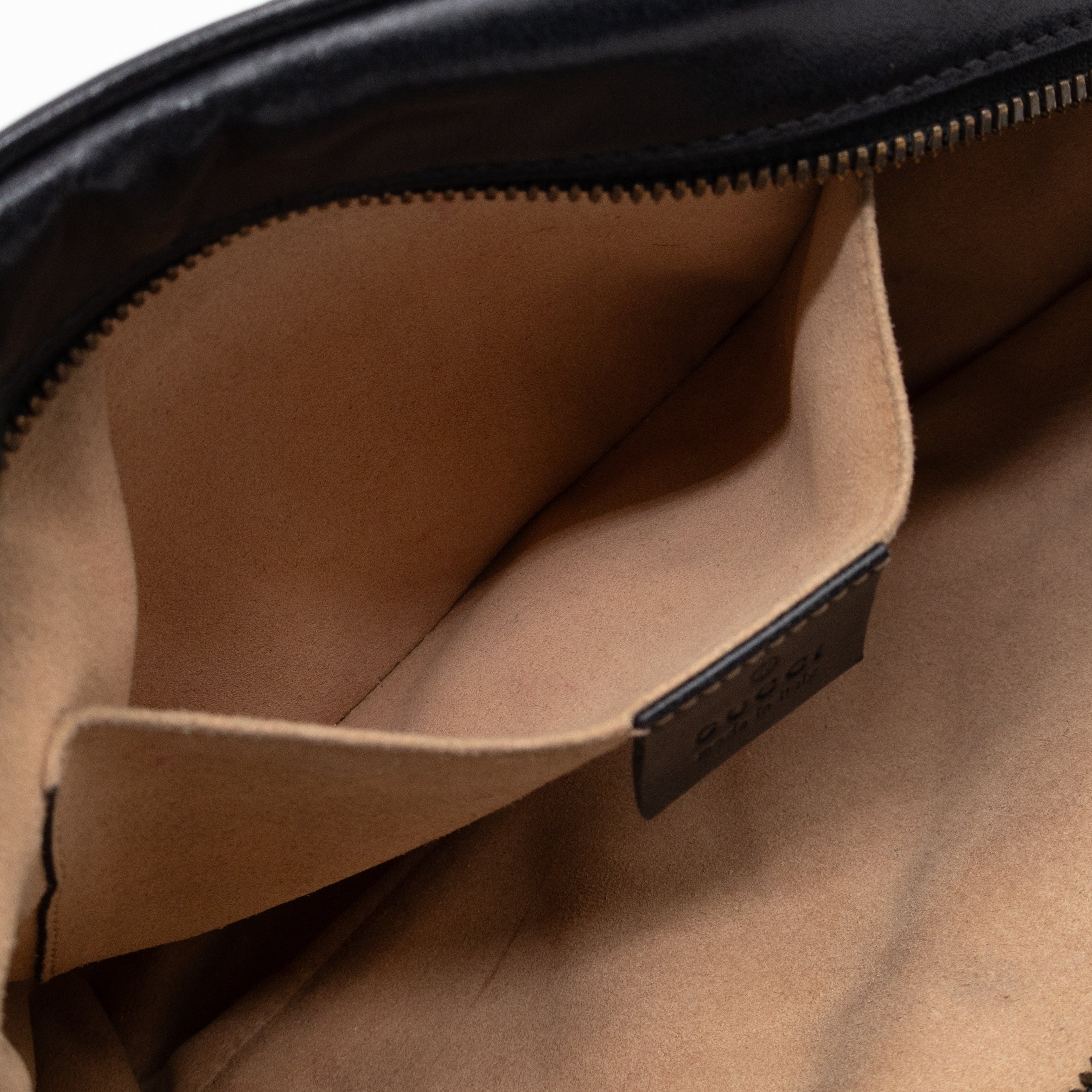 GG Marmont Small Matelasse Black Leather