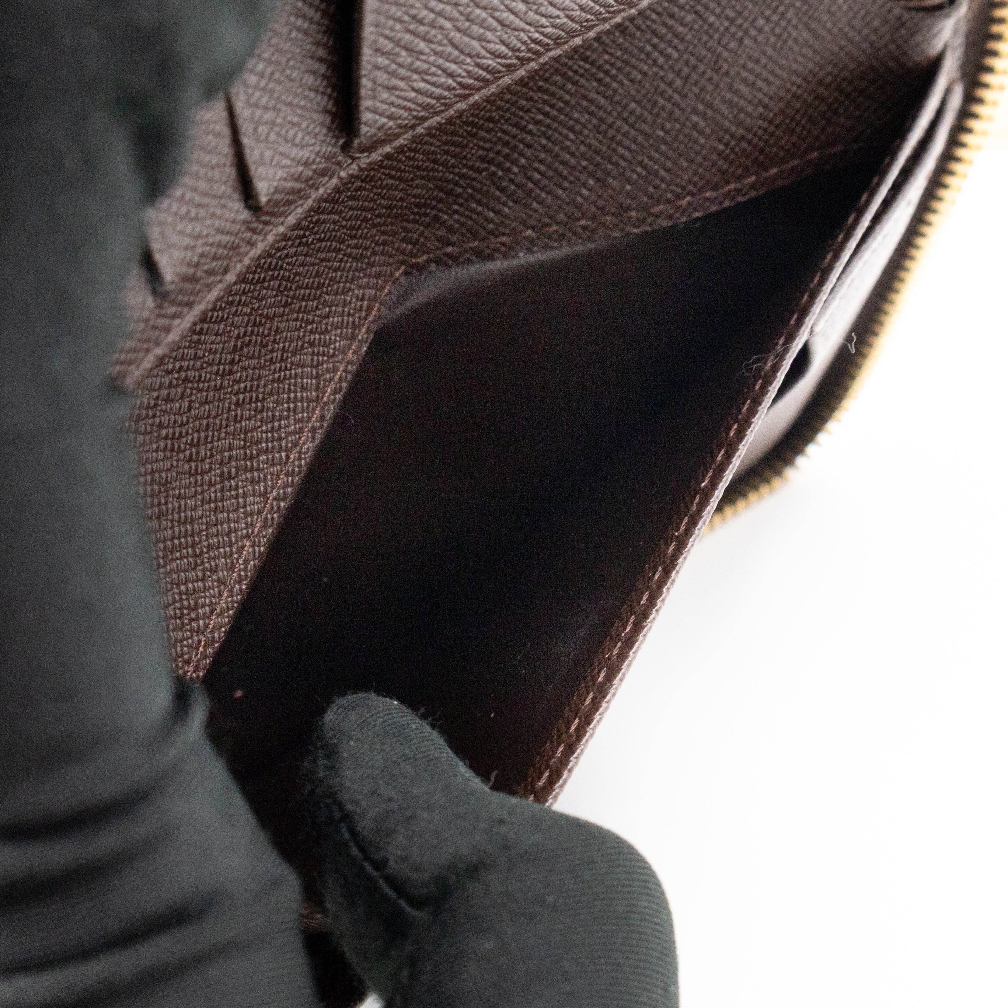Compact Zippy Wallet Damier Ebene