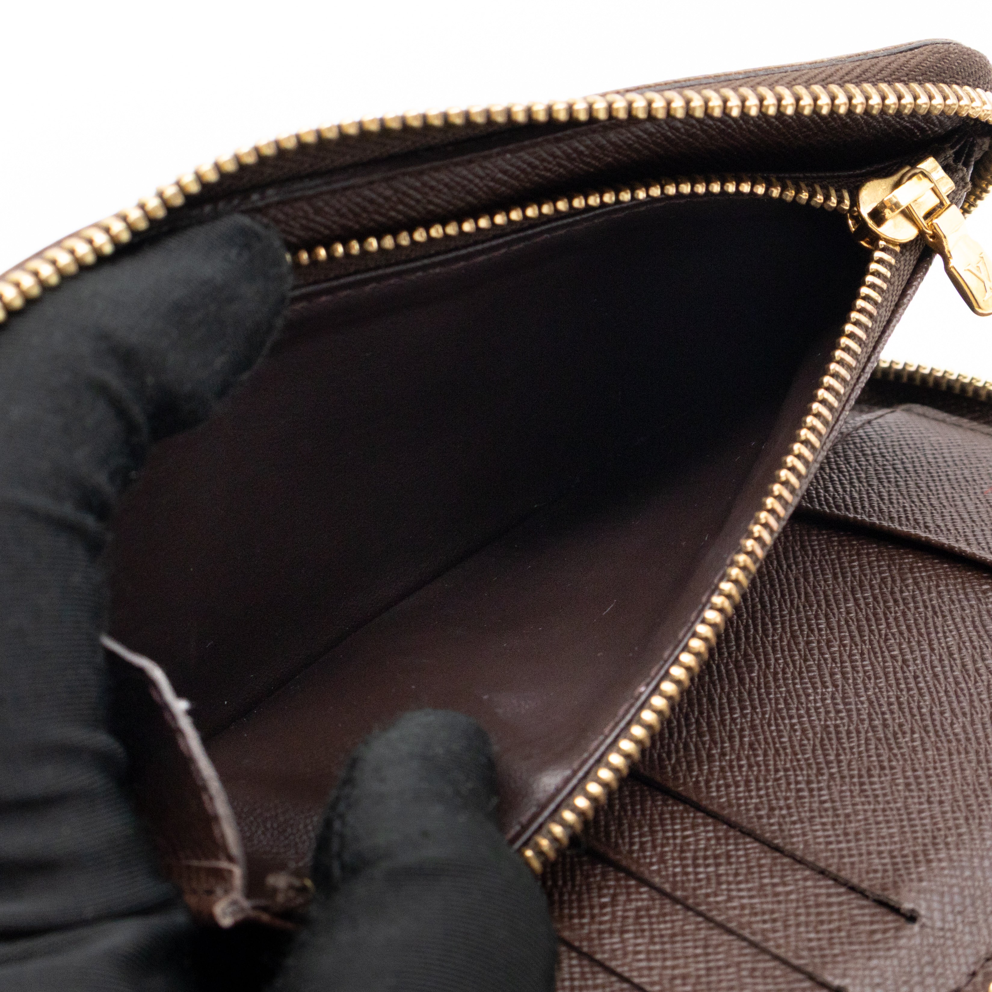 Compact Zippy Wallet Damier Ebene