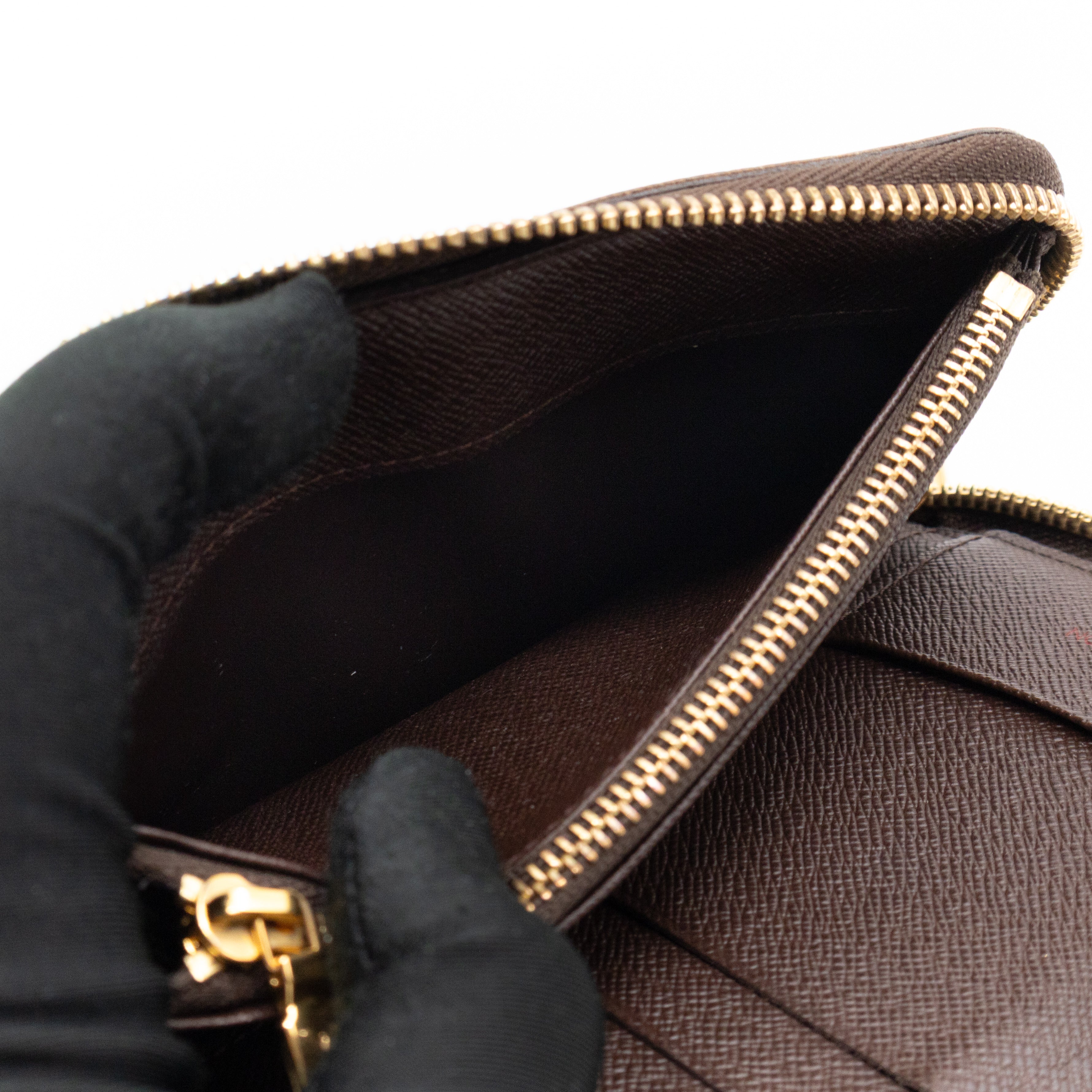 Compact Zippy Wallet Damier Ebene