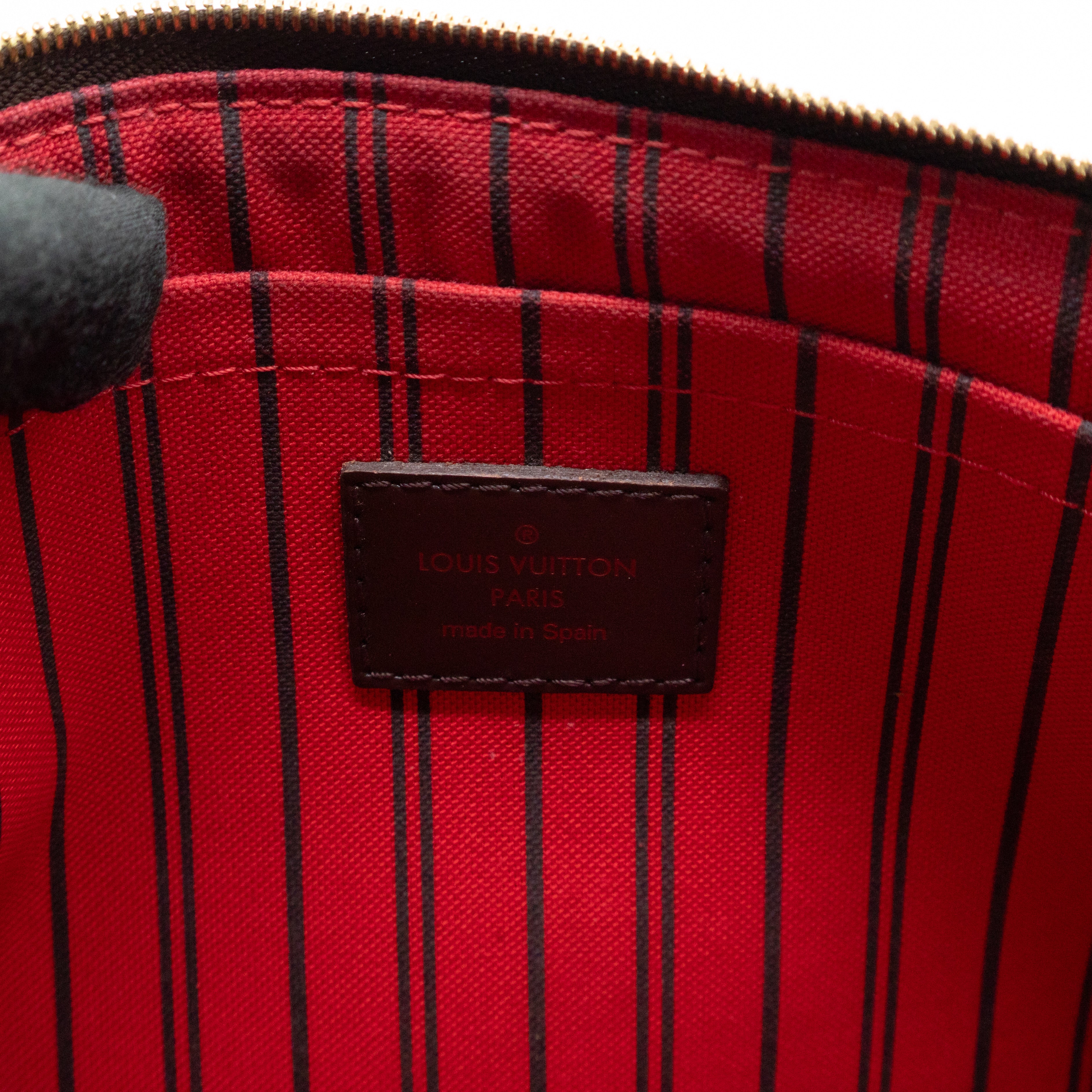 Neverfull Pochette Damier Ebene