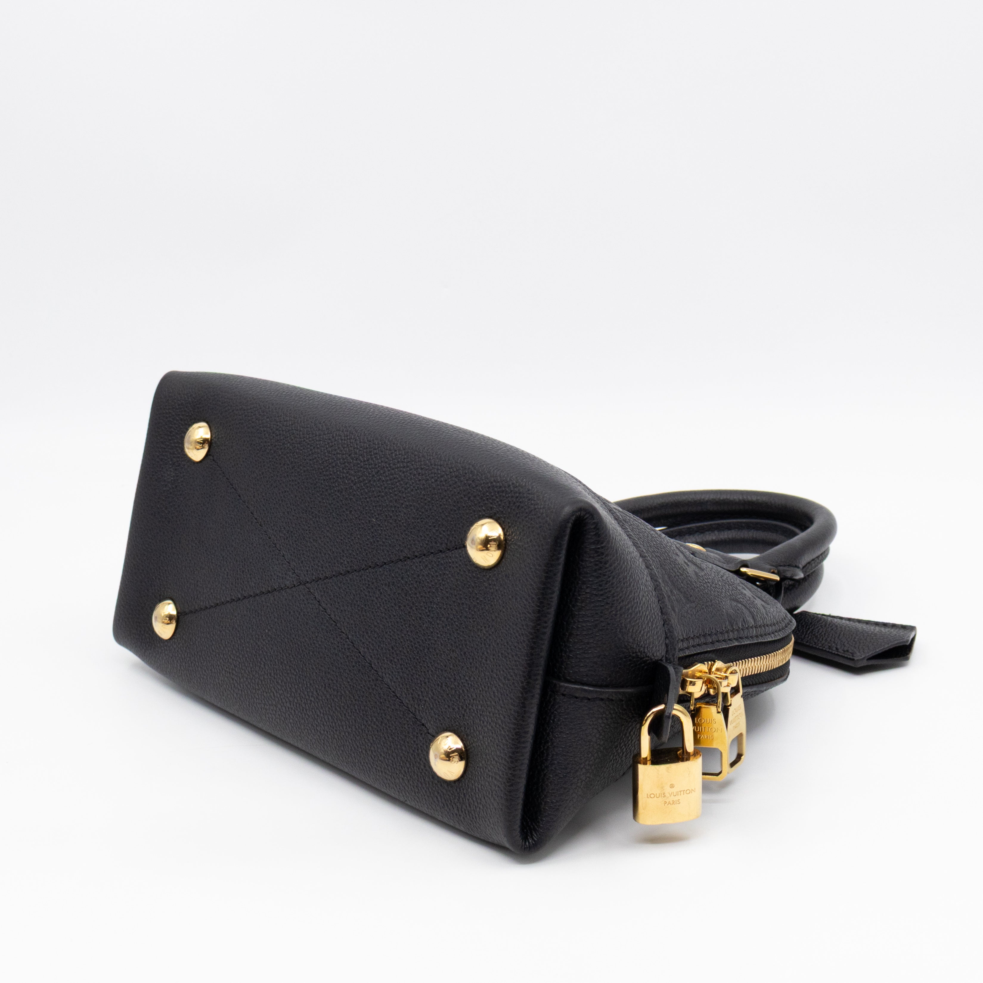 Neo Alma BB Black Monogram Empreinte Leather