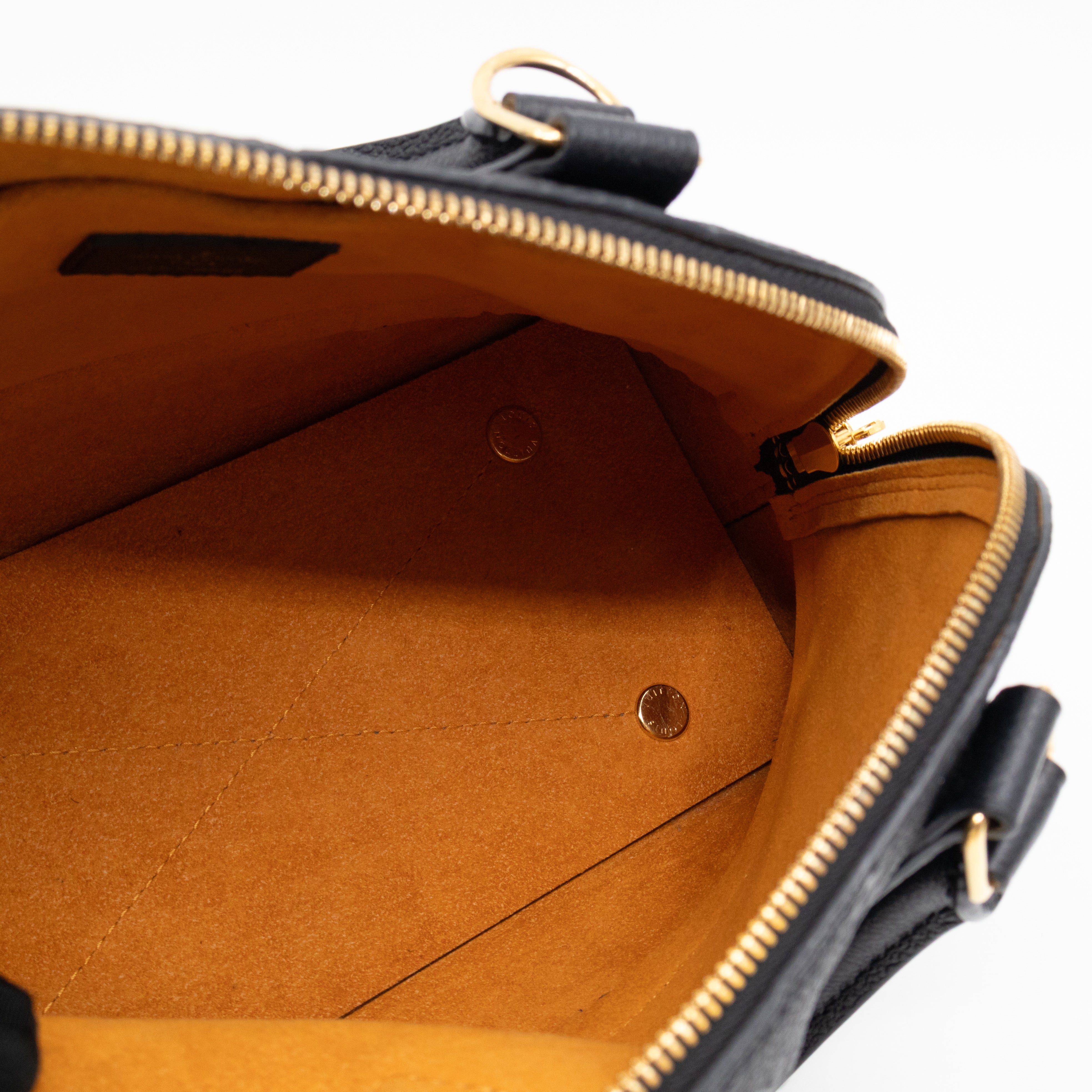 Neo Alma BB Black Monogram Empreinte Leather