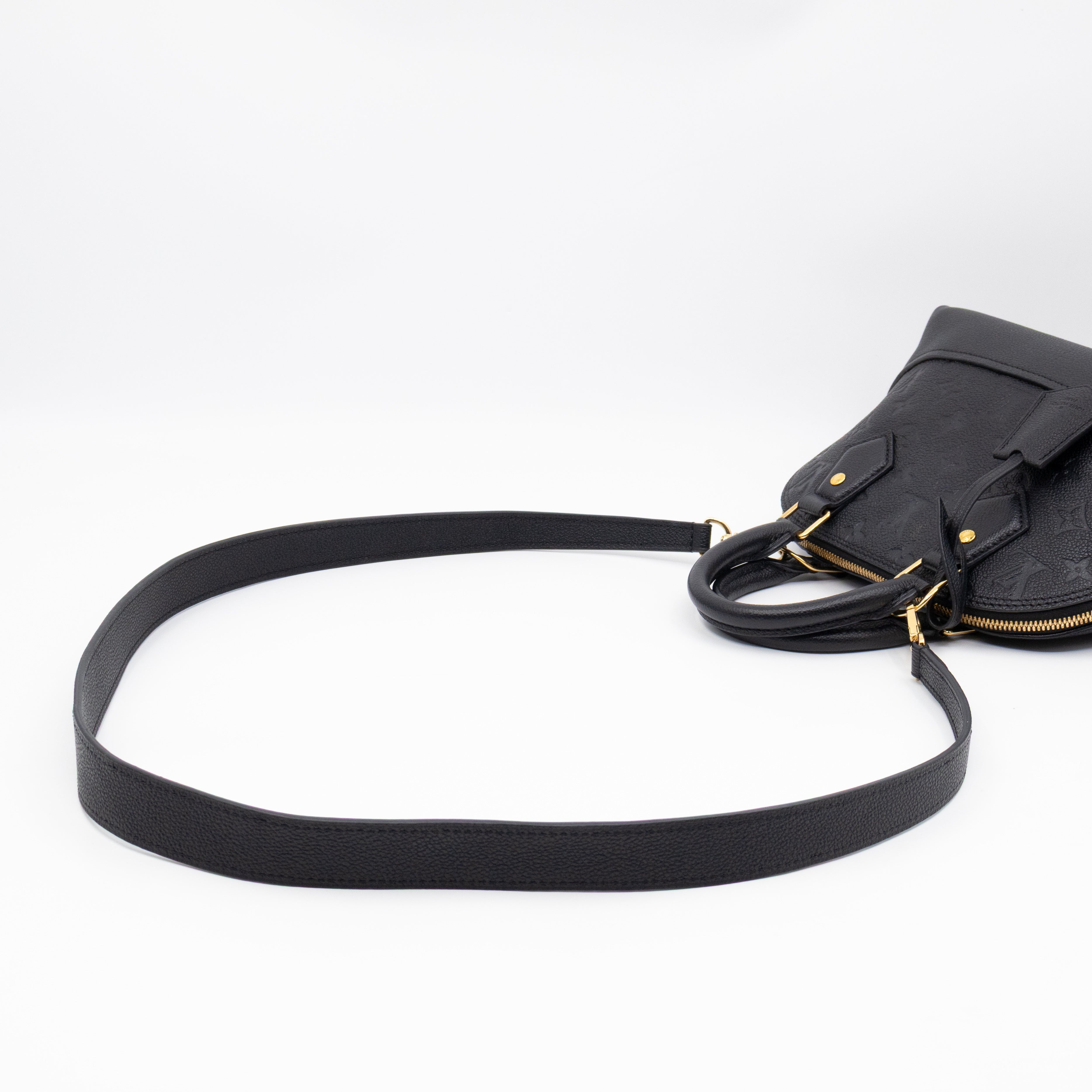 Neo Alma BB Black Monogram Empreinte Leather