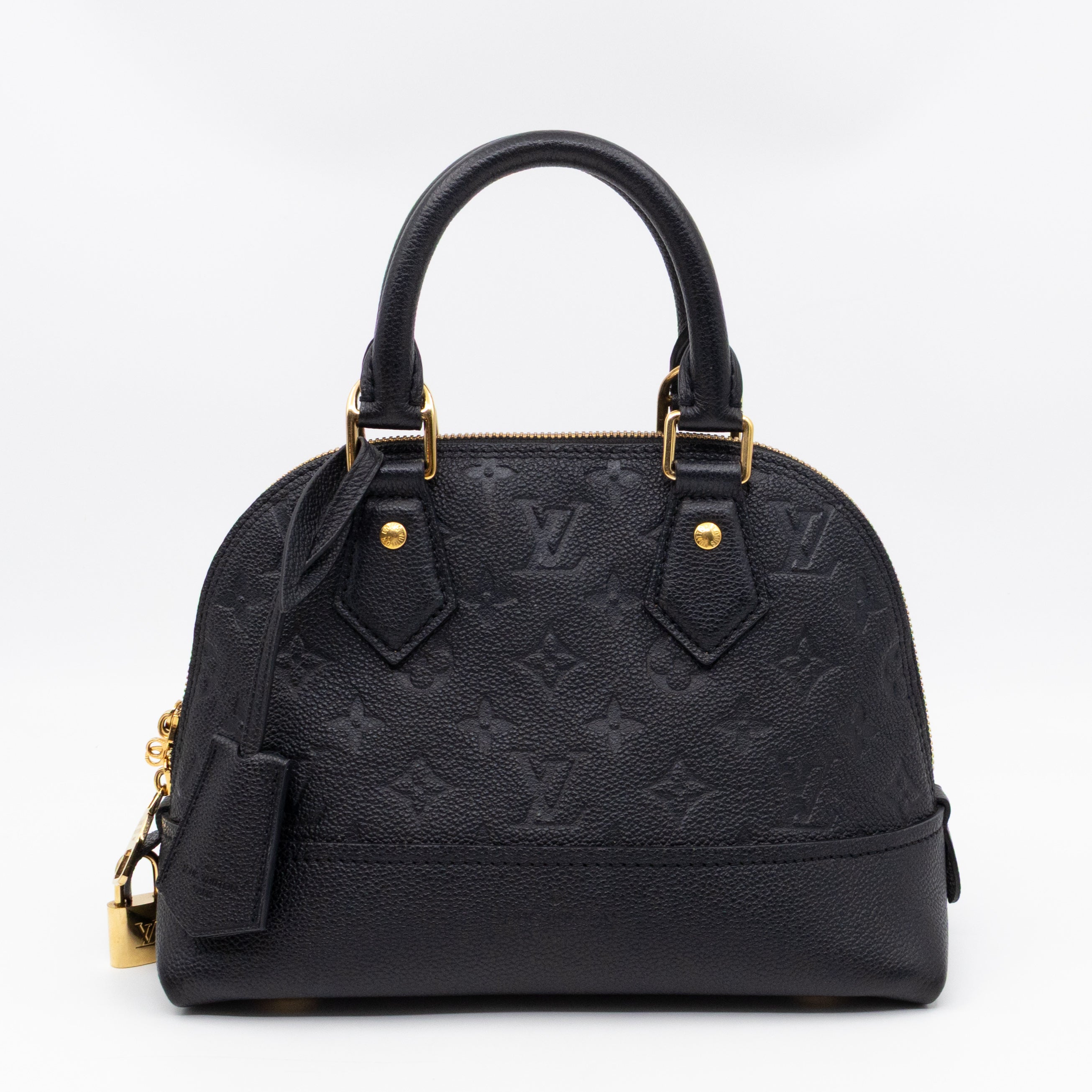 Neo Alma BB Black Monogram Empreinte Leather