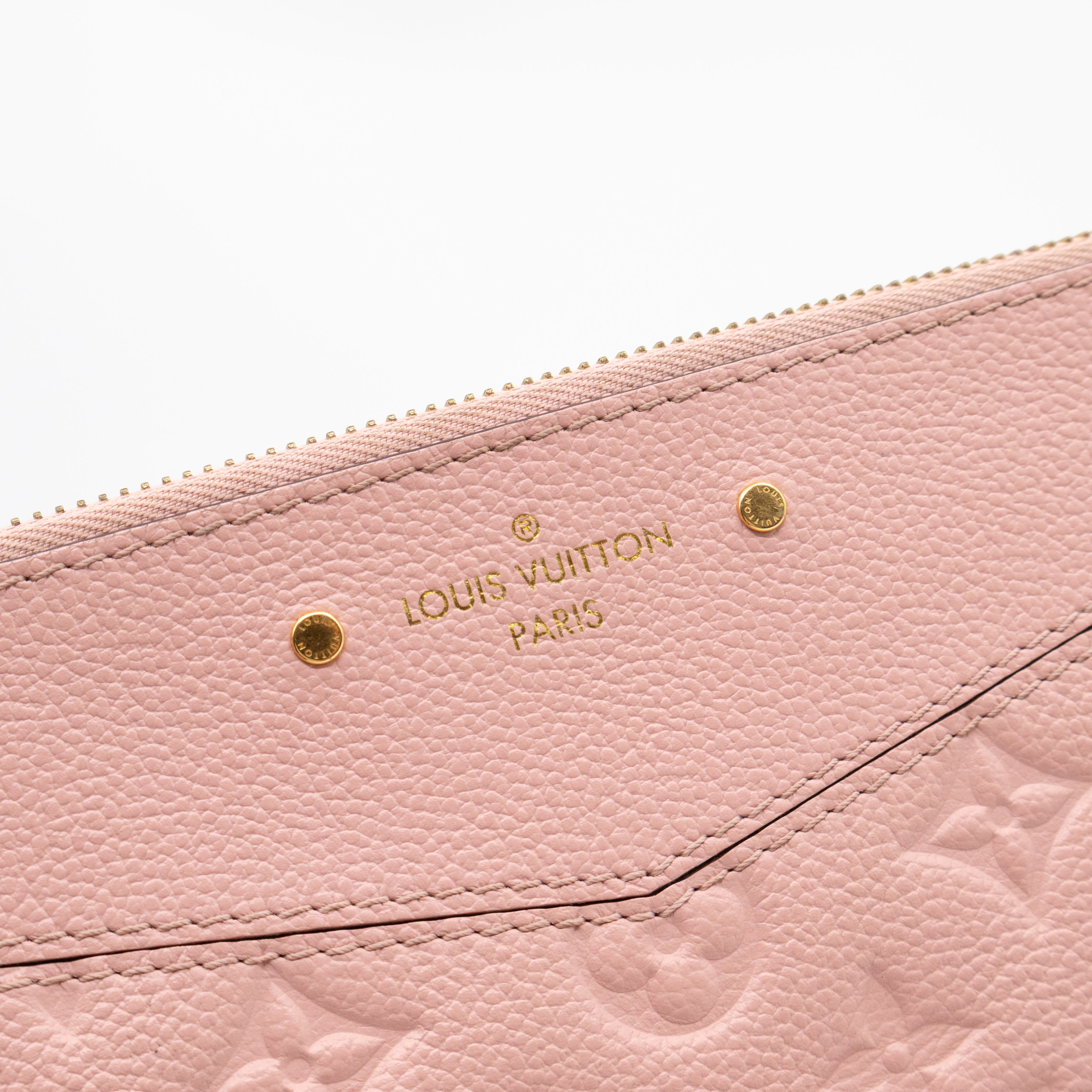 Daily Pouch Monogram Empreinte Rose Poudre