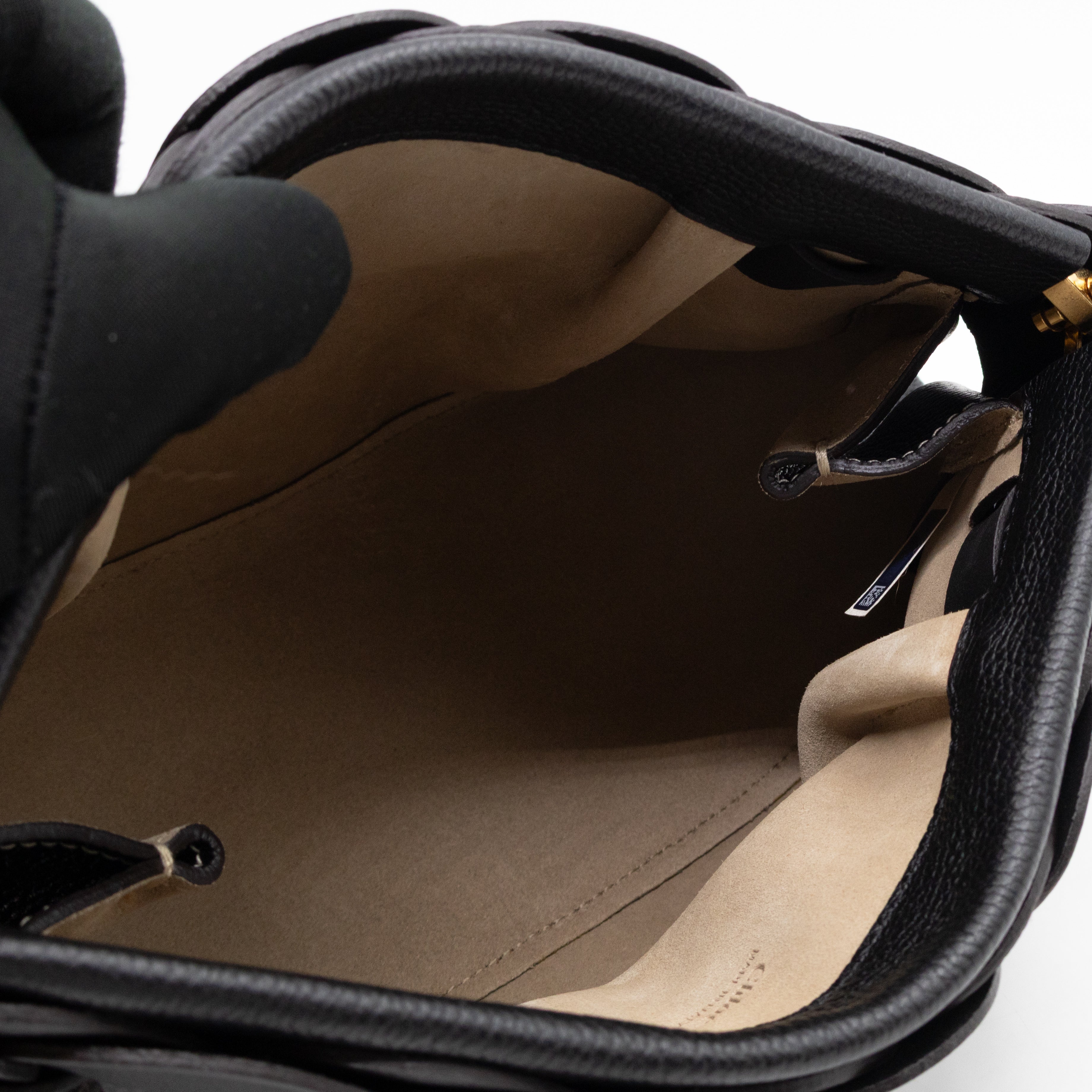 Darryl Clutch Black Grained Leather