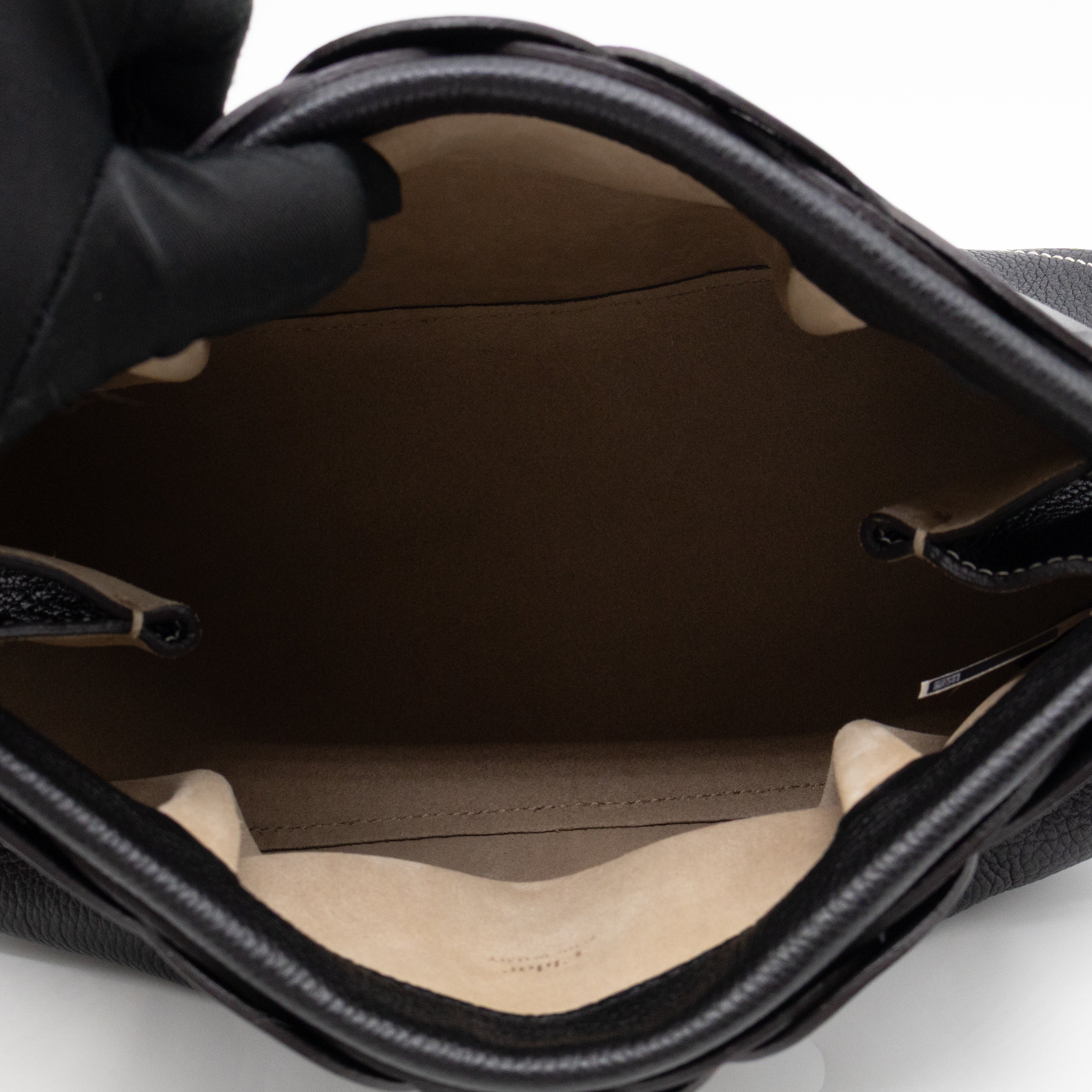 Darryl Clutch Black Grained Leather