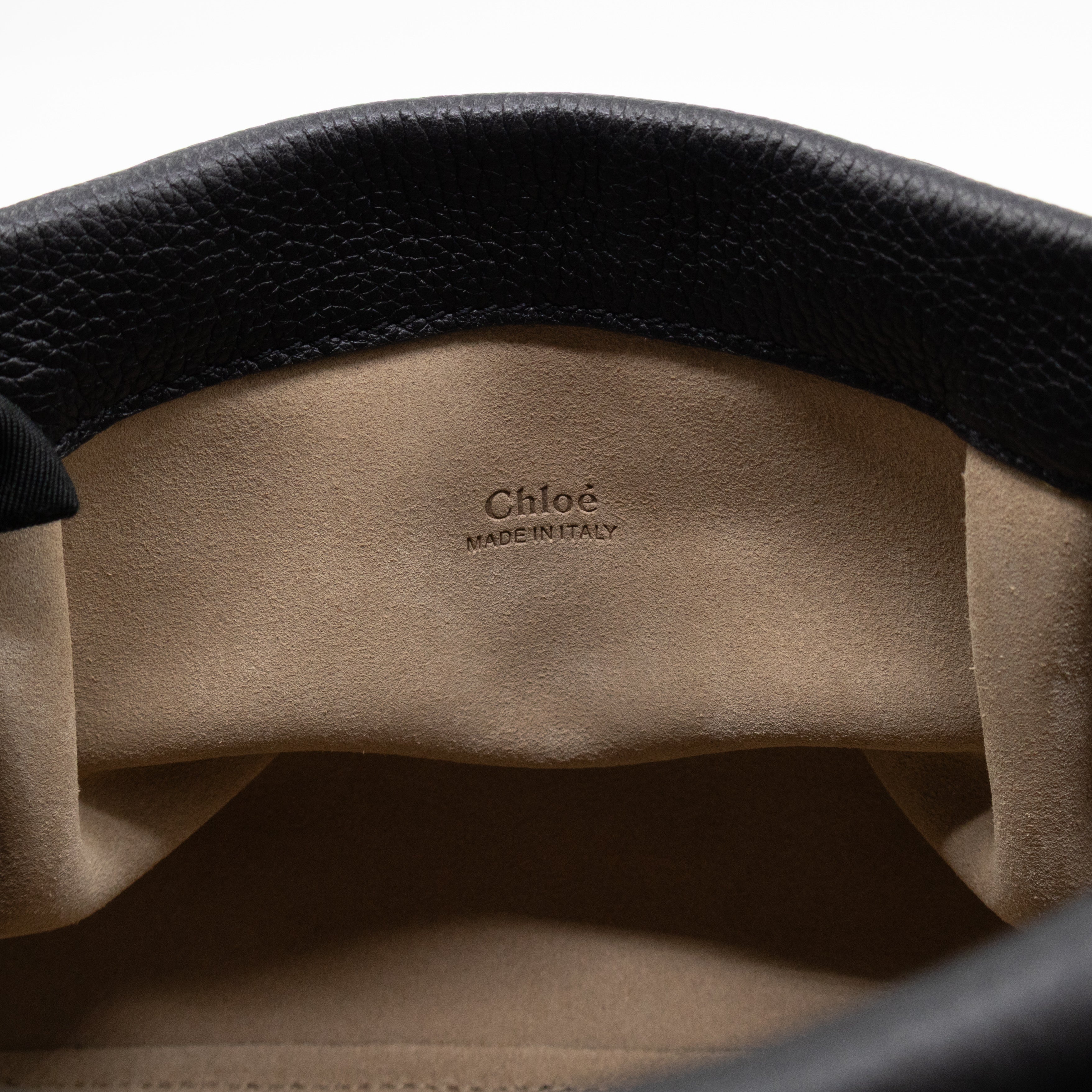 Darryl Clutch Black Grained Leather