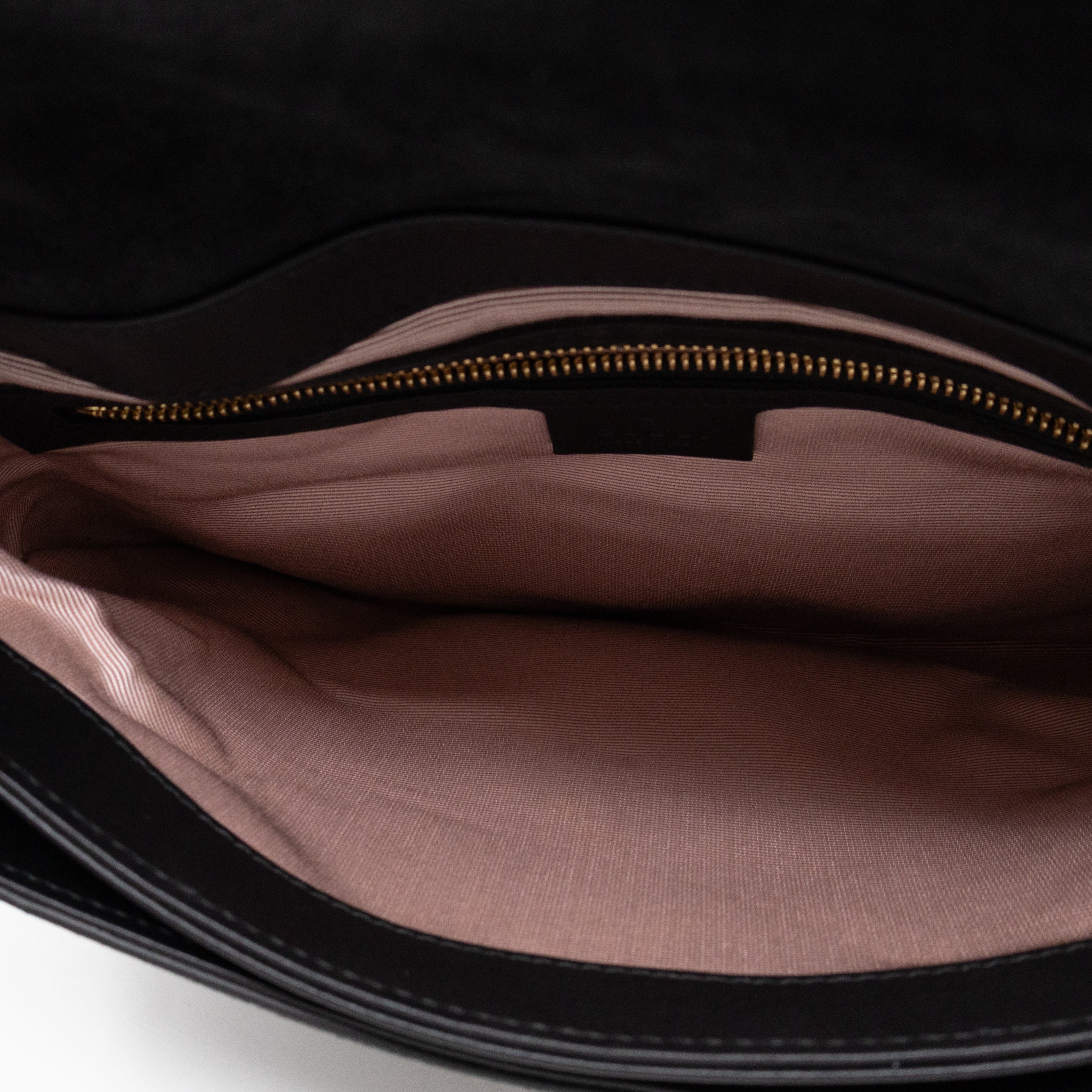 Arli Medium Flap Shoulder Bag Black Studded Suede
