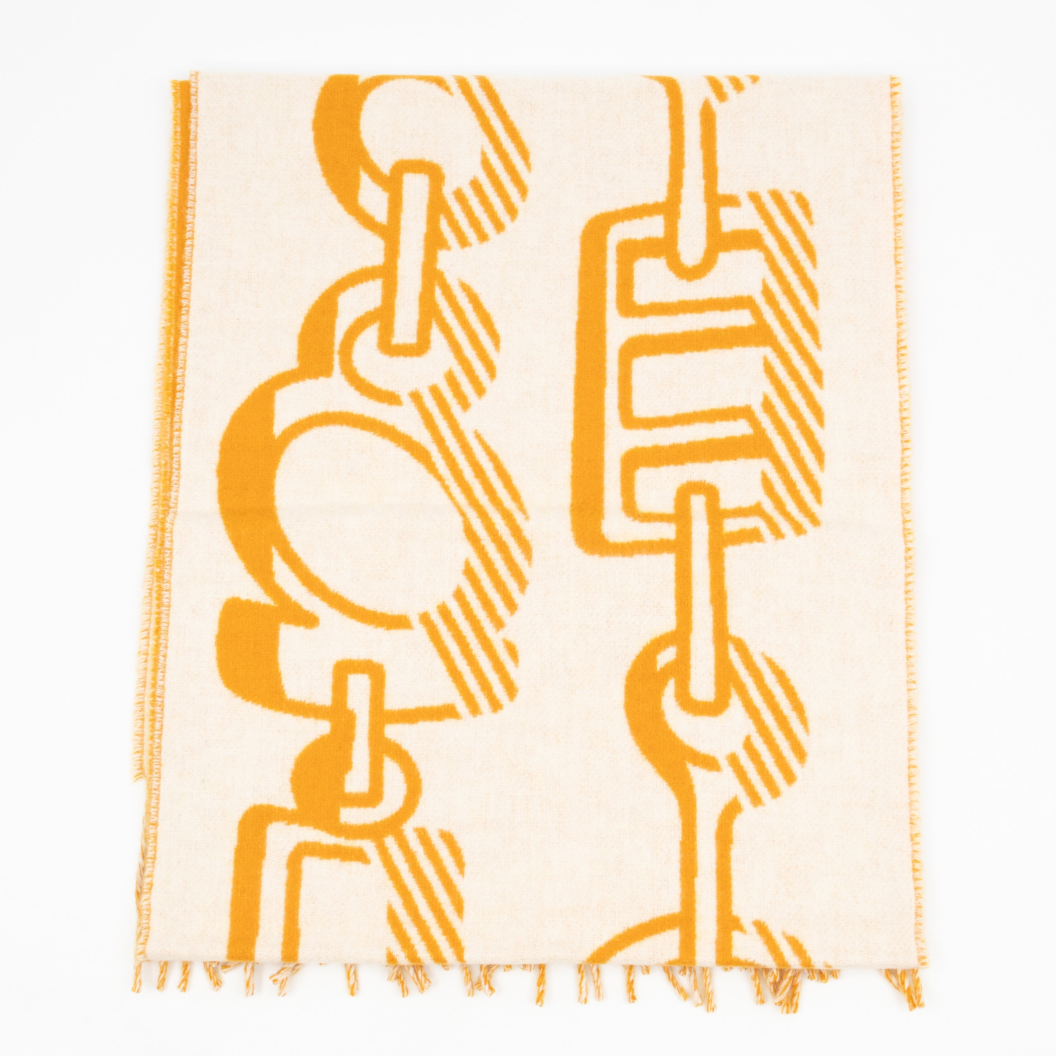 Casaque Do Re Boucles Scarf Orange