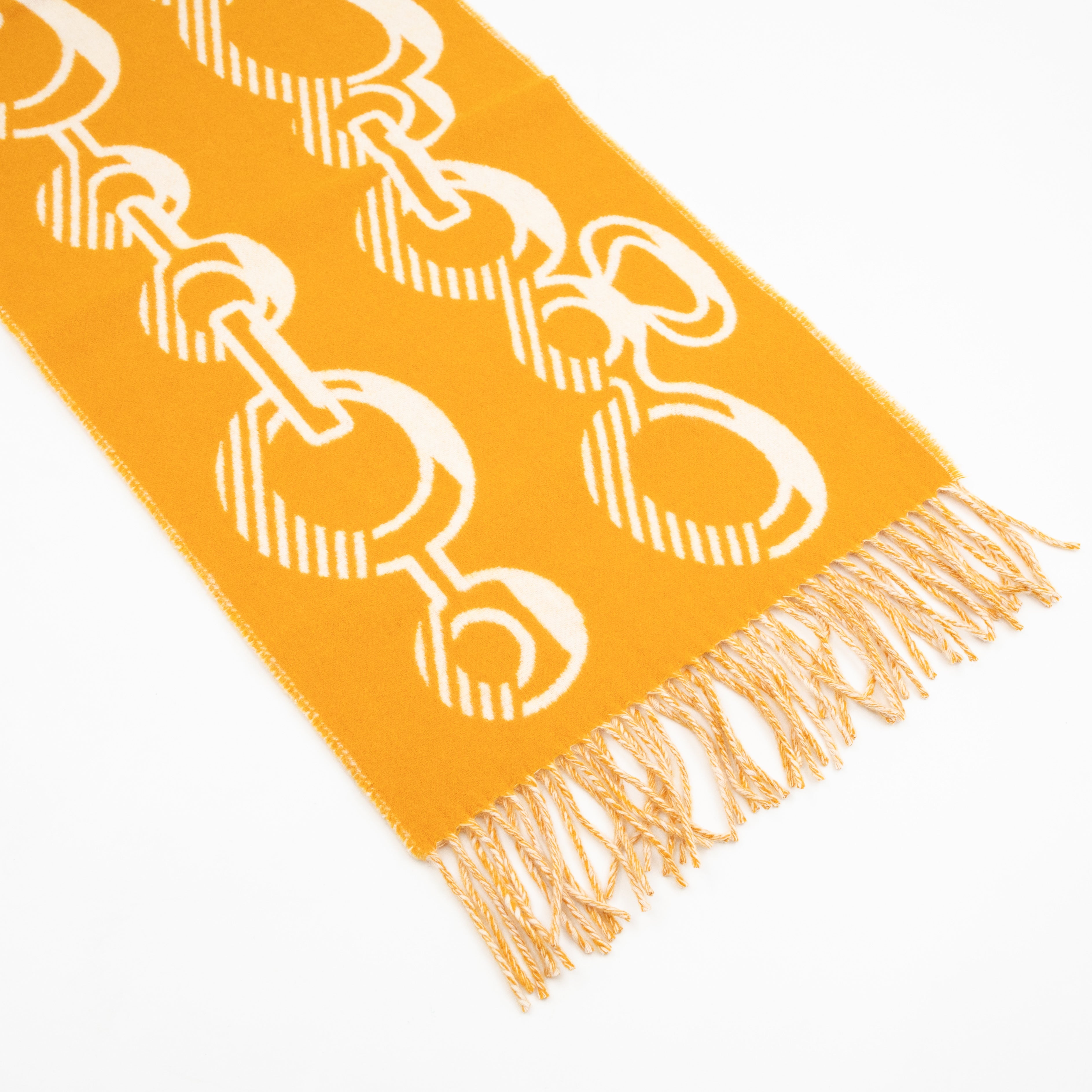 Casaque Do Re Boucles Scarf Orange