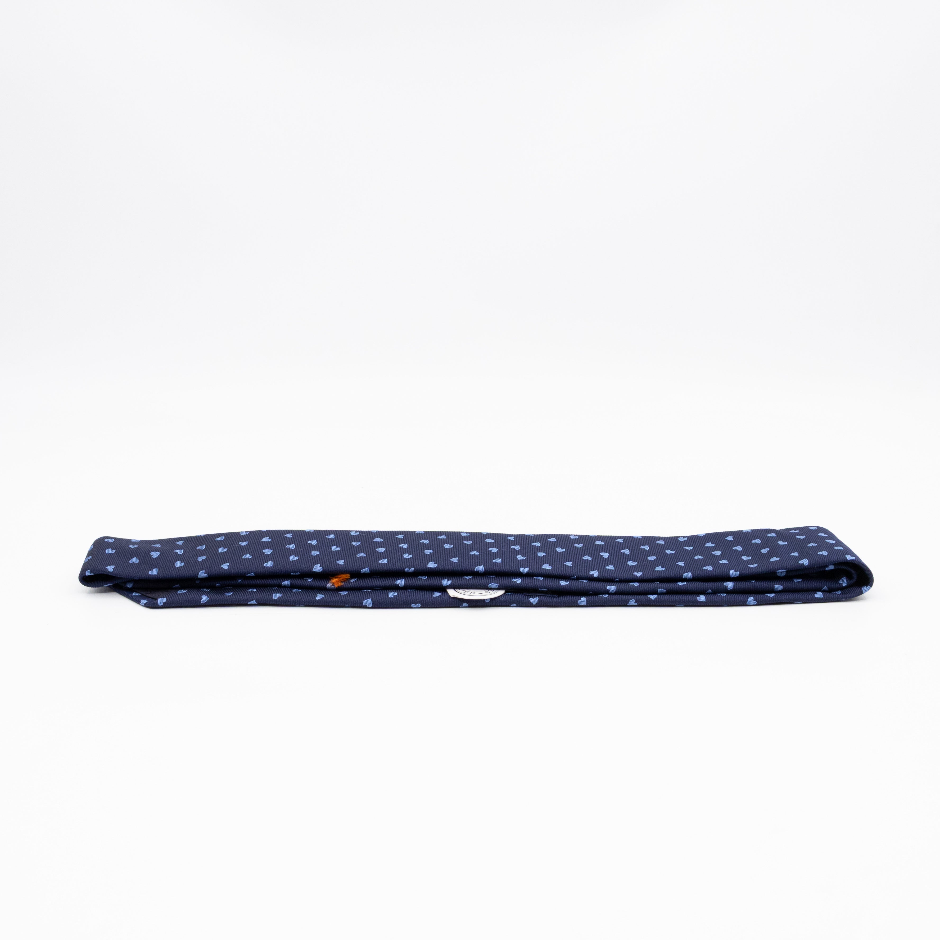 Dancing Hearts Tie Blue