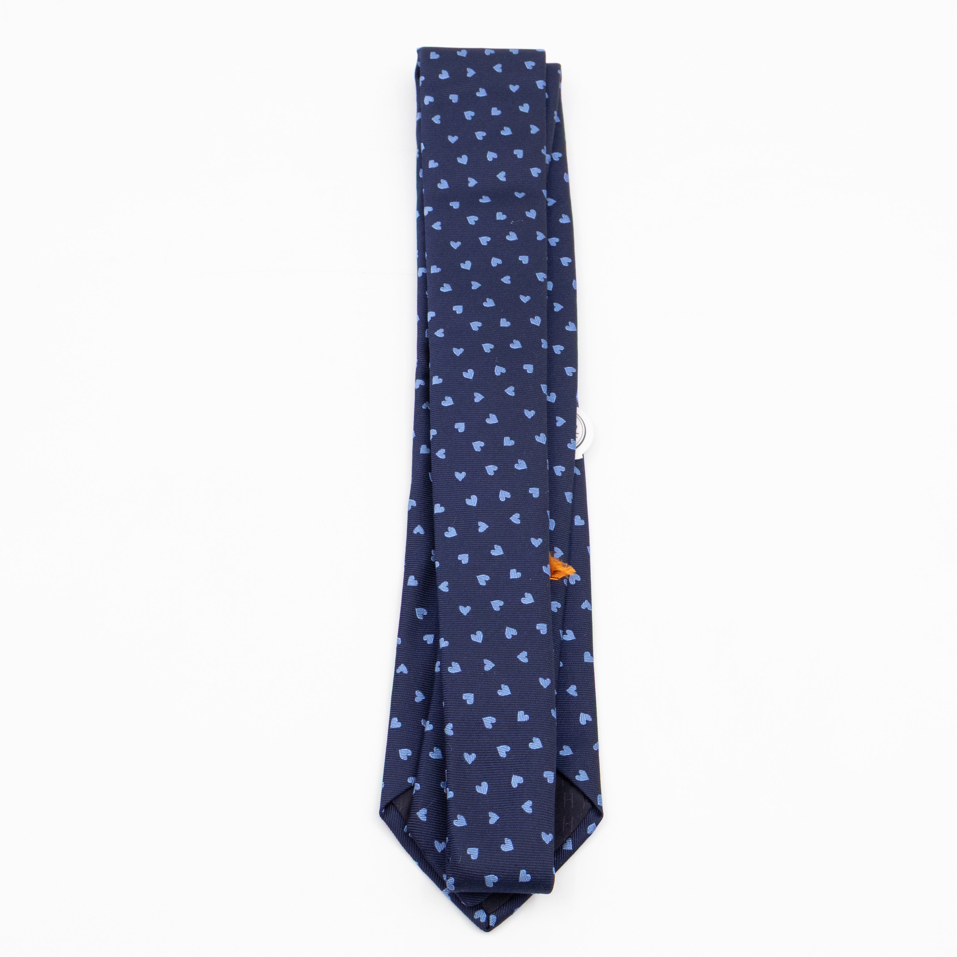 Dancing Hearts Tie Blue