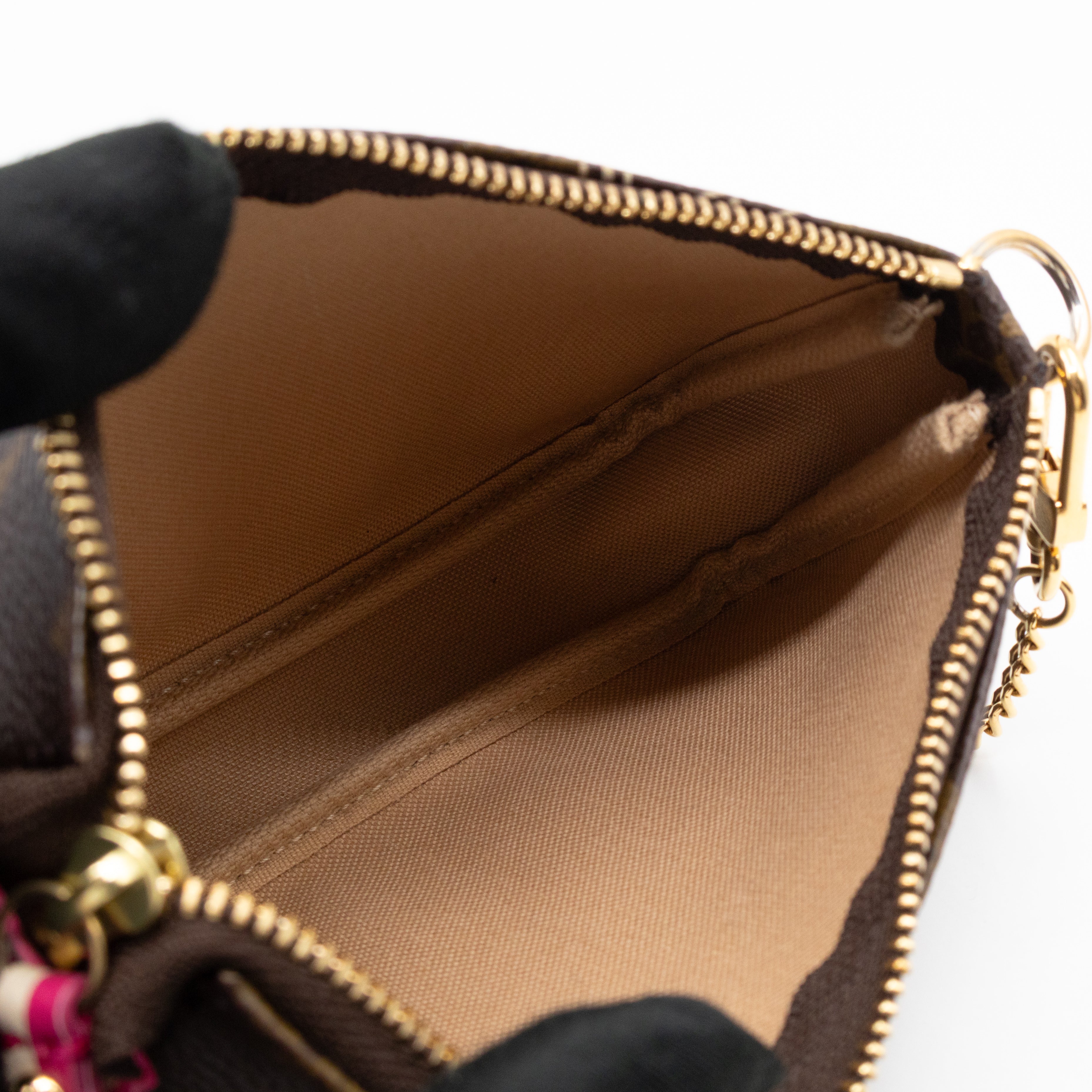 Mini Pochette Accessoires Monogram Christmas Animation