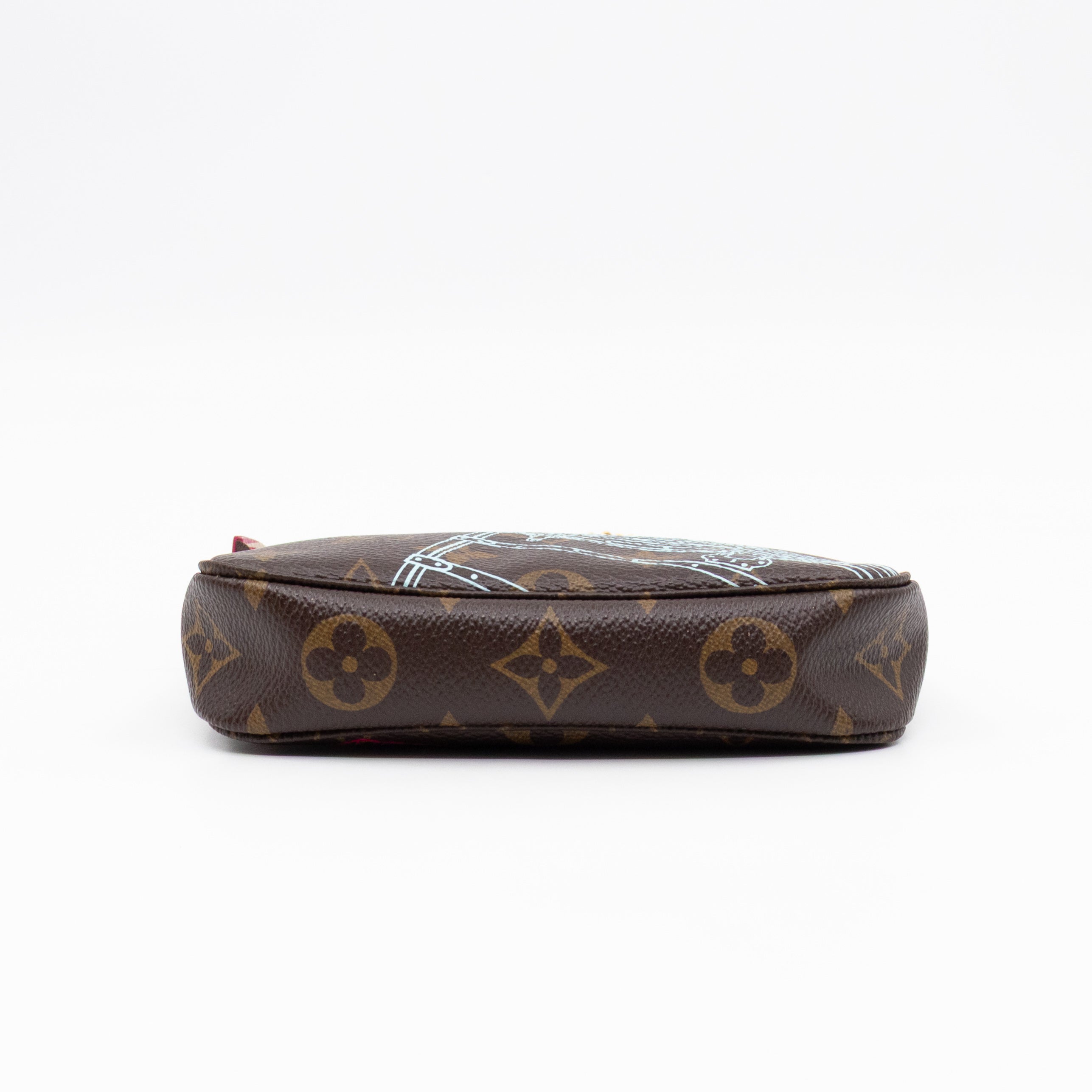 Mini Pochette Accessoires Monogram Christmas Animation
