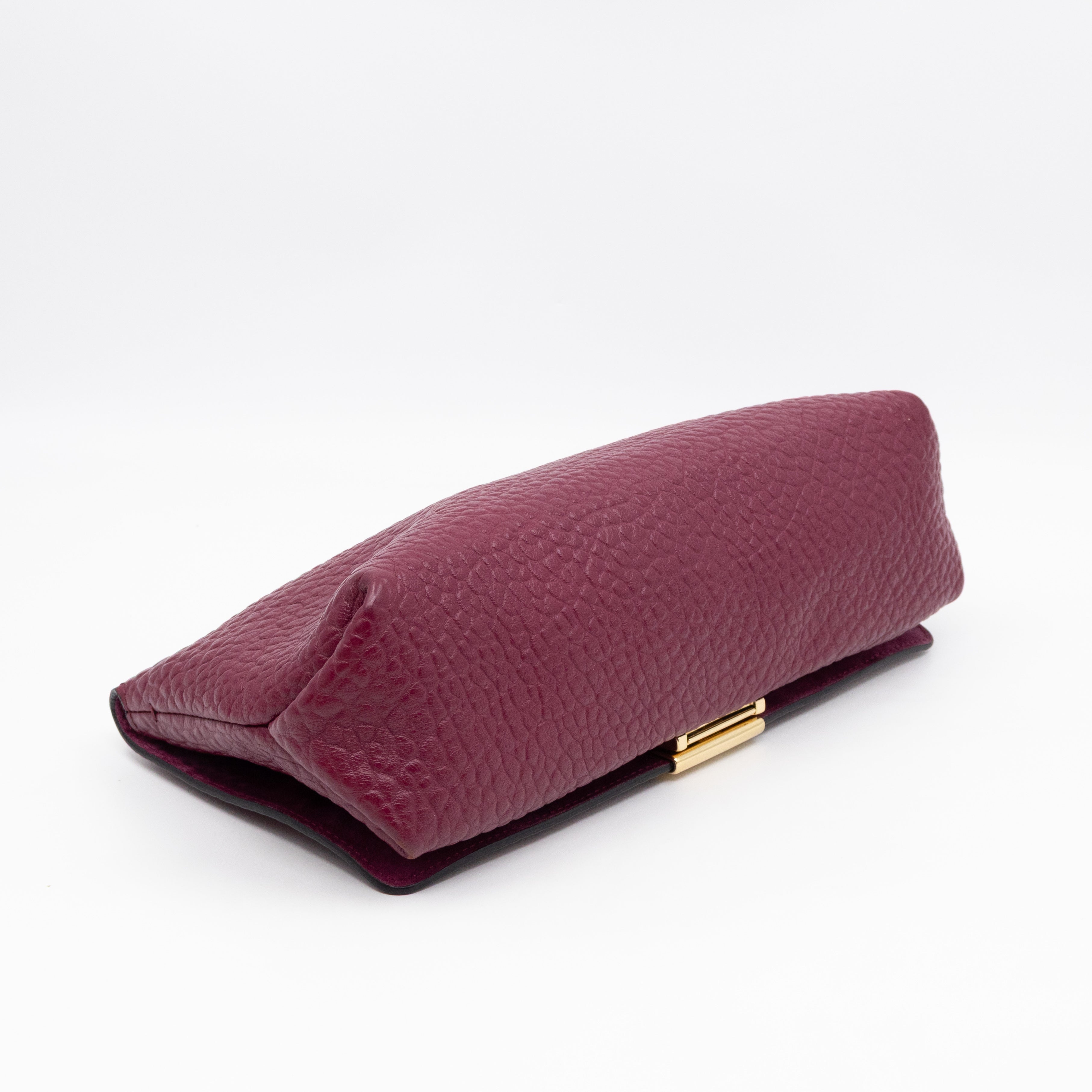 Mildenhall Medium Dark Plum Grained Leather