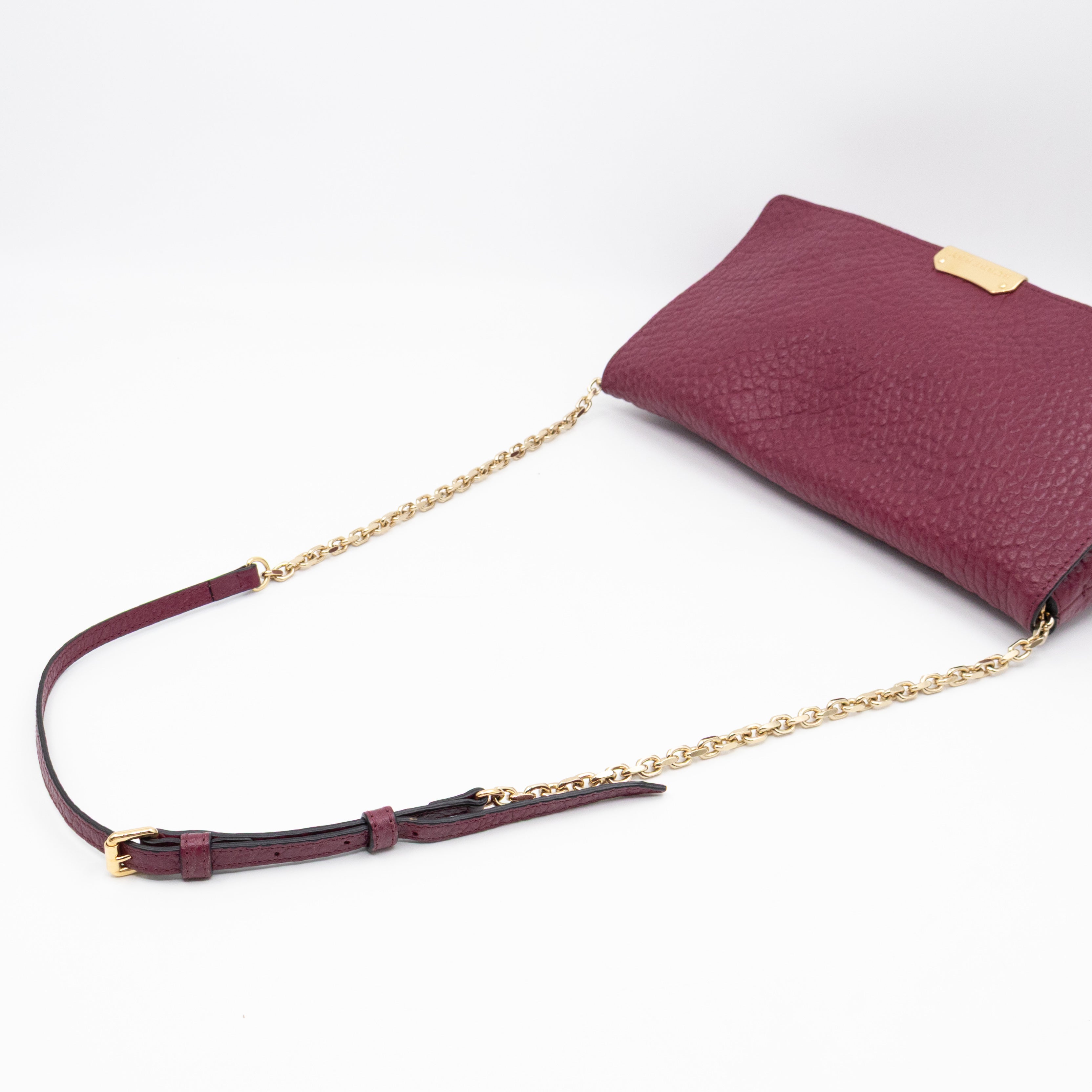 Mildenhall Medium Dark Plum Grained Leather