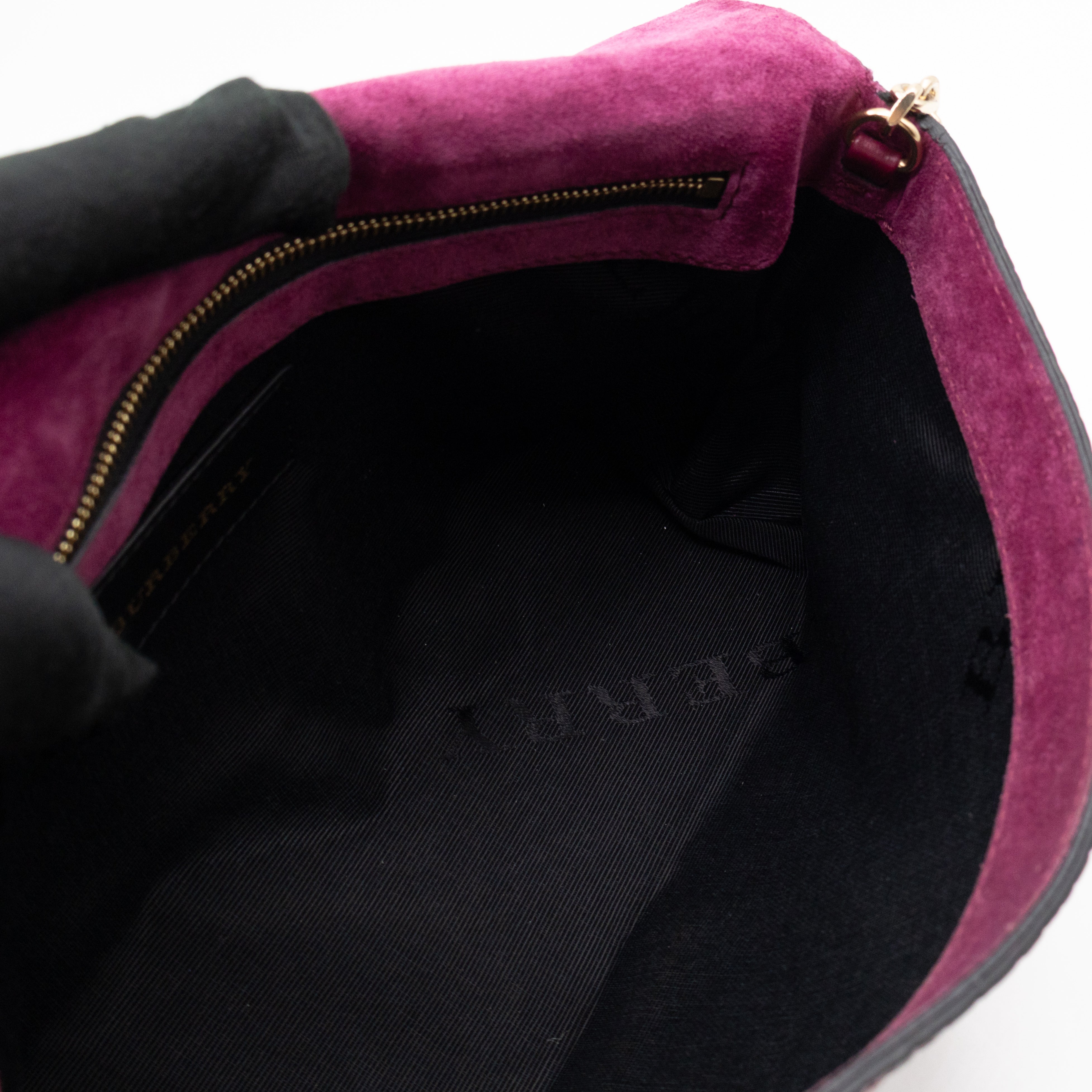Mildenhall Medium Dark Plum Grained Leather