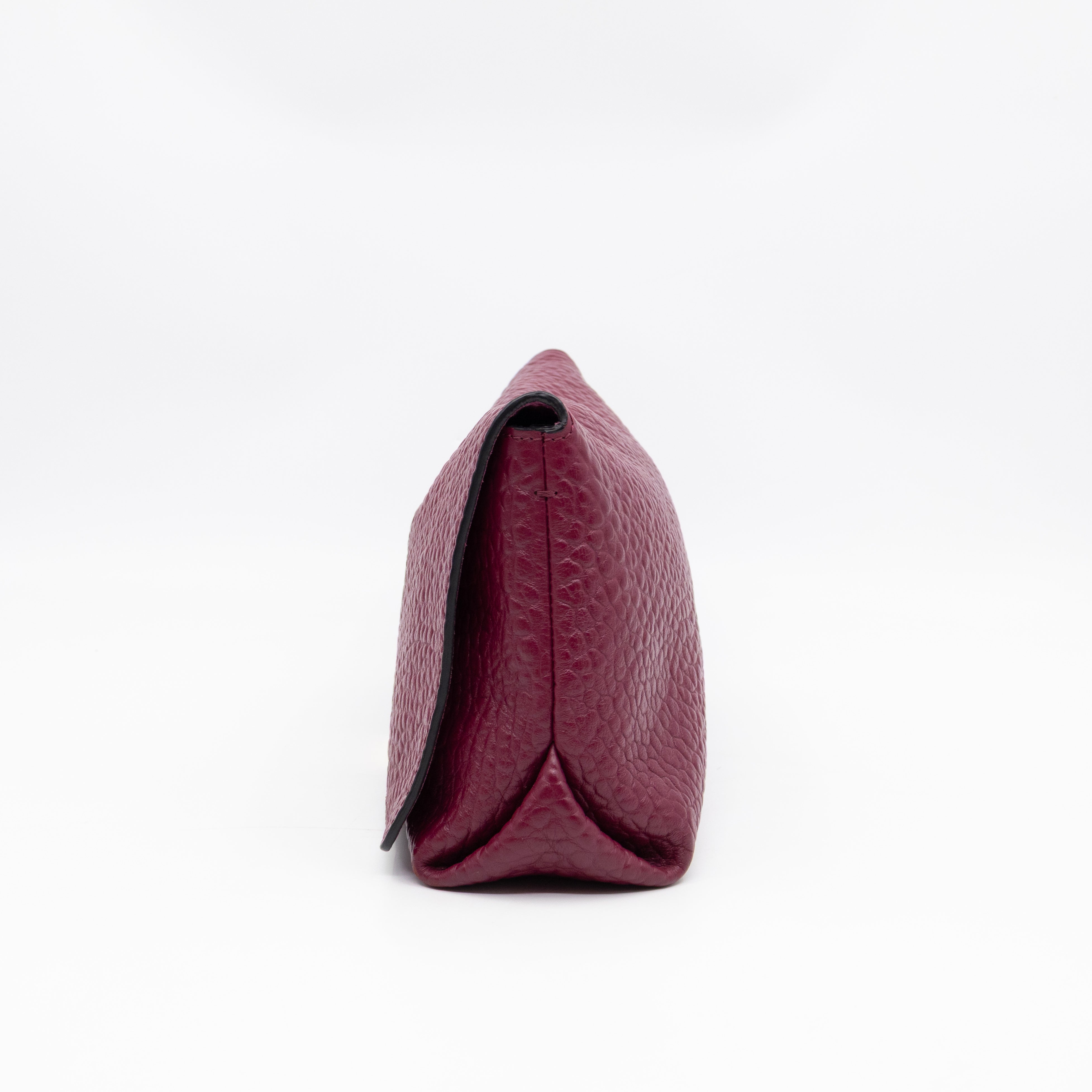 Mildenhall Medium Dark Plum Grained Leather