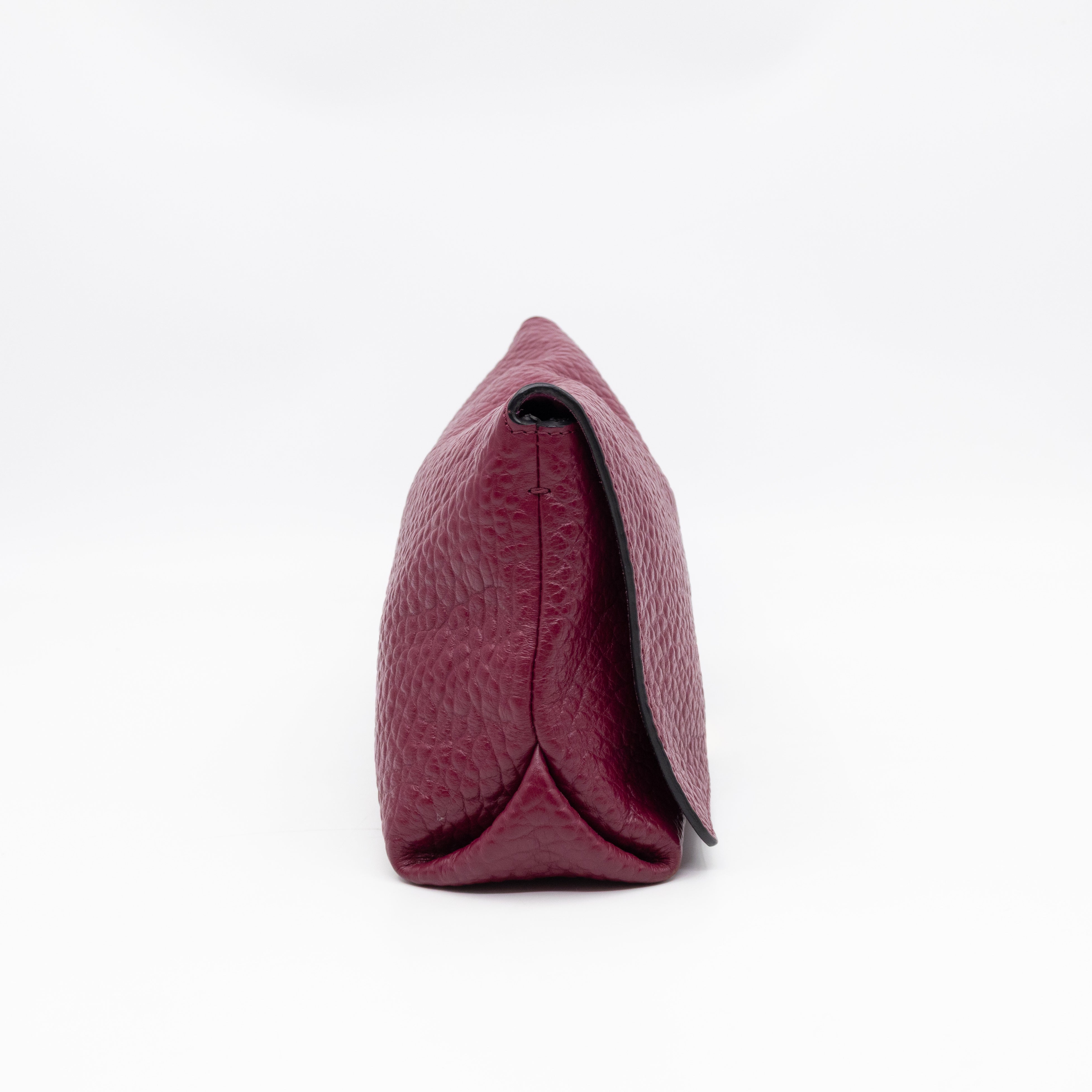 Mildenhall Medium Dark Plum Grained Leather