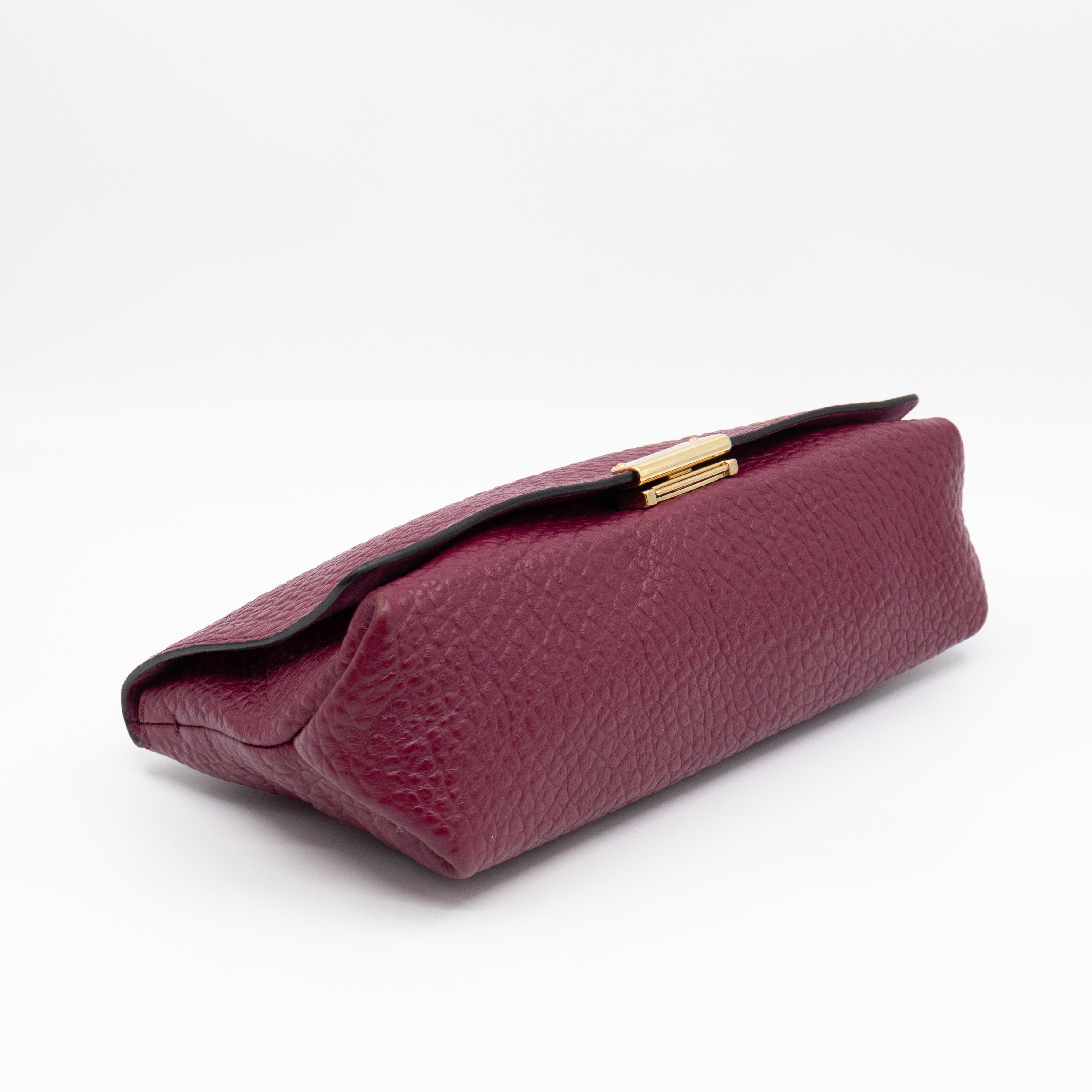 Mildenhall Medium Dark Plum Grained Leather