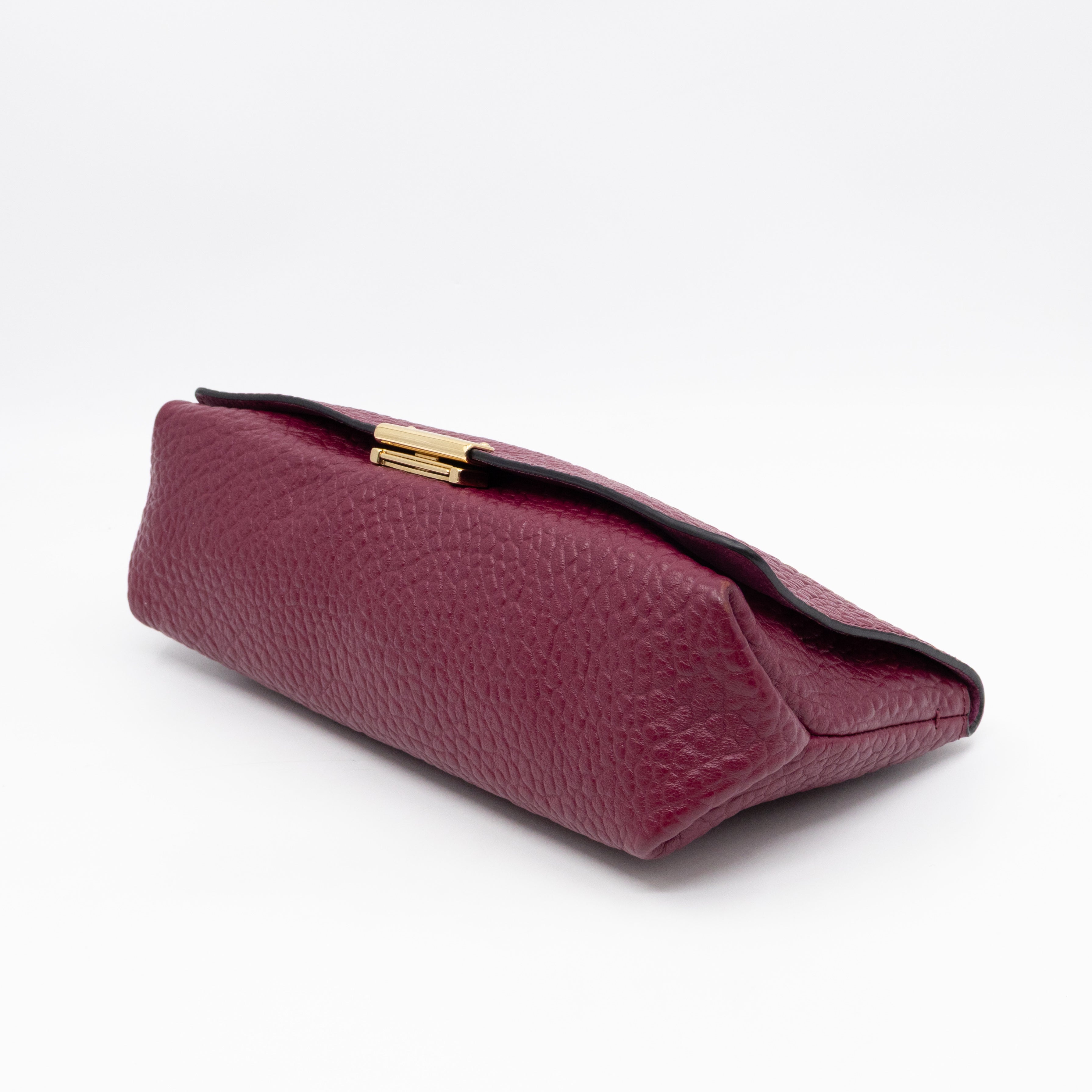 Mildenhall Medium Dark Plum Grained Leather