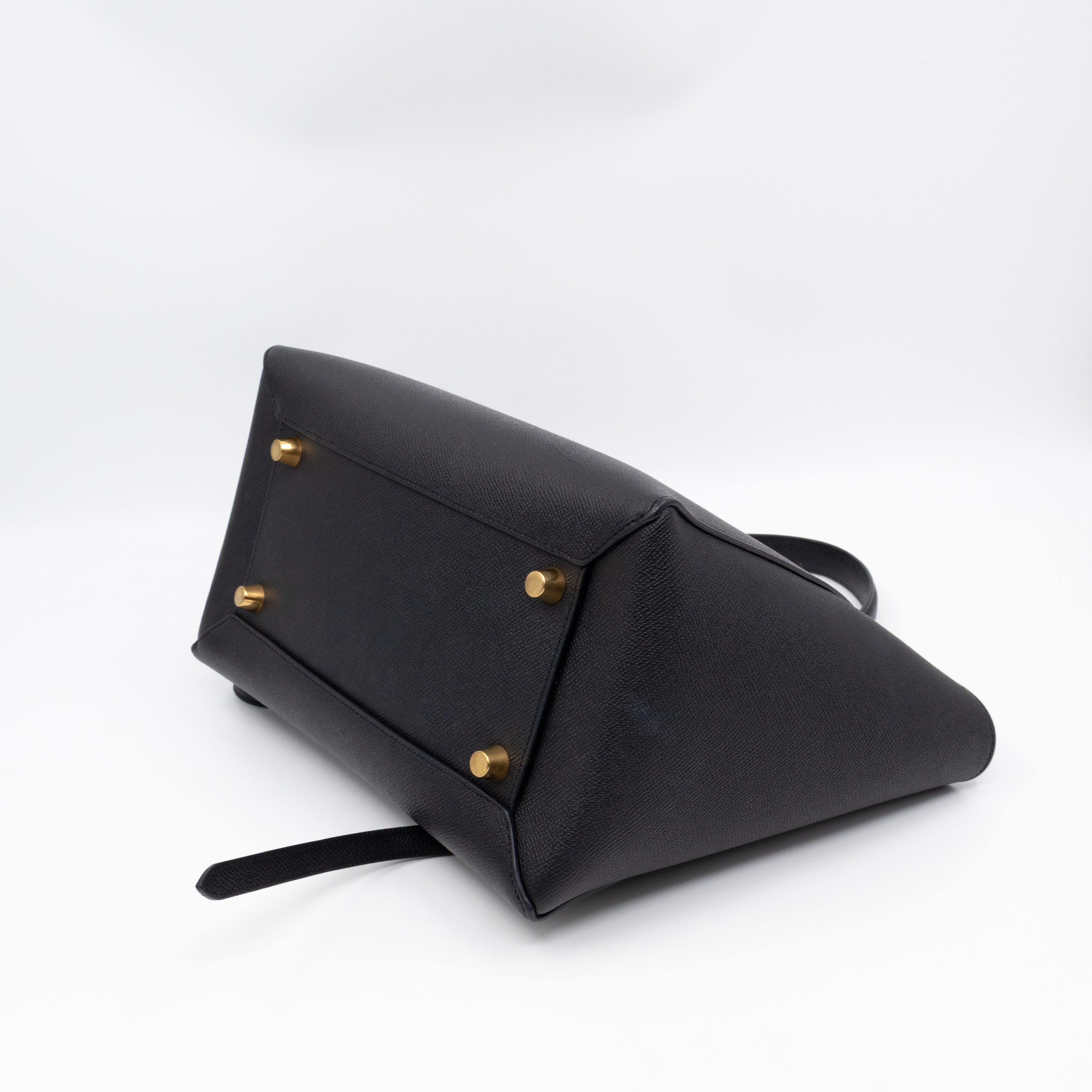 Mini Belt Bag Black Leather