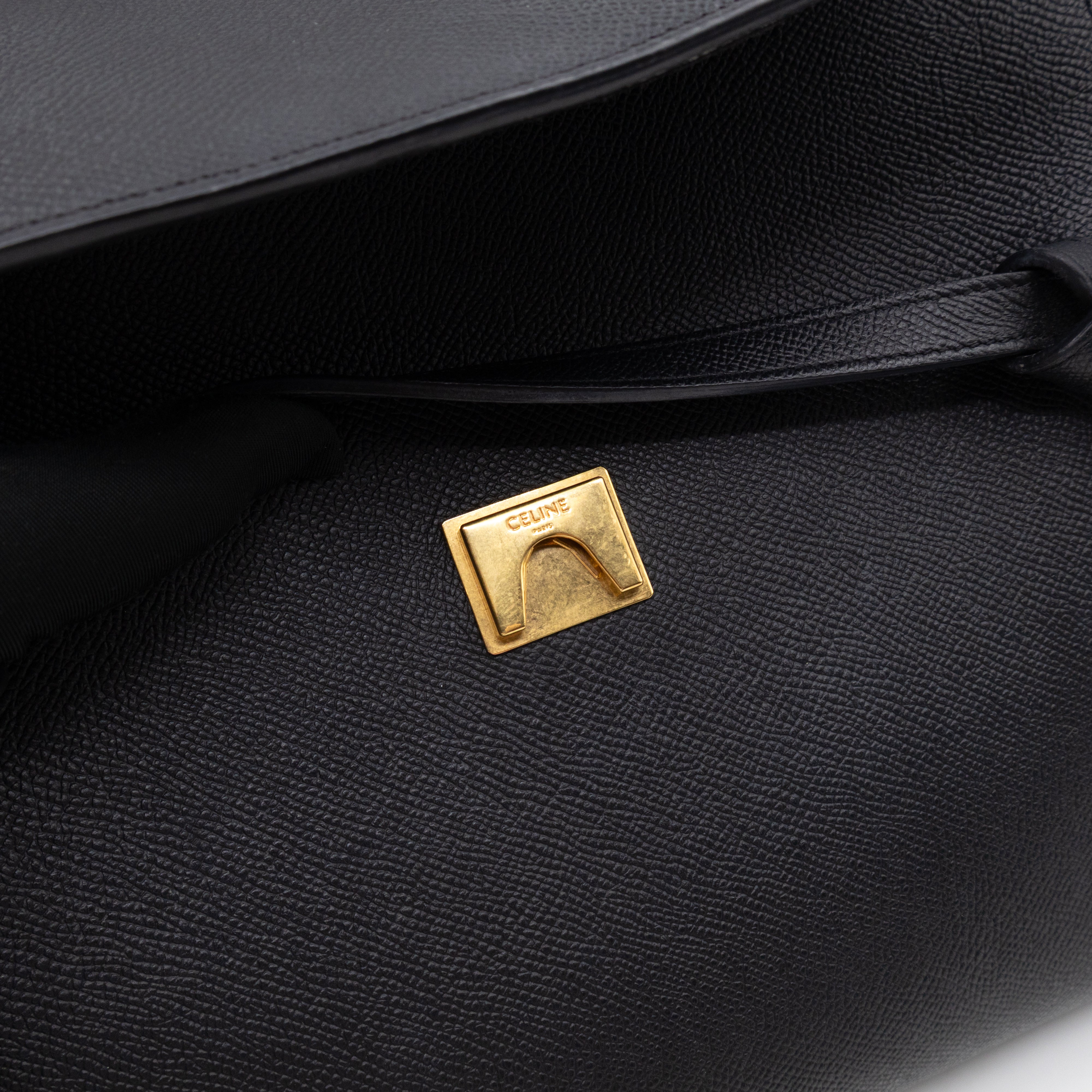 Mini Belt Bag Black Leather