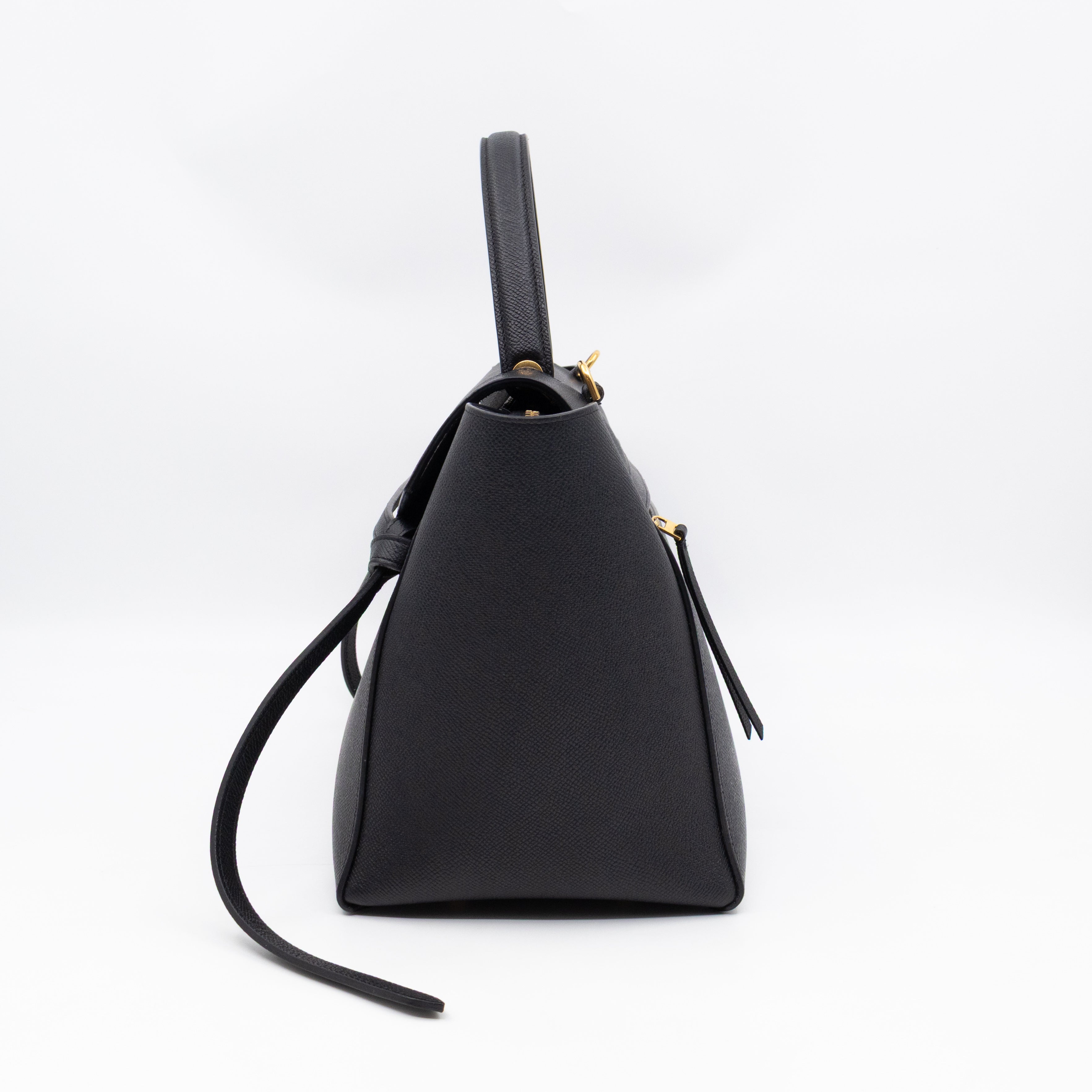 Mini Belt Bag Black Leather