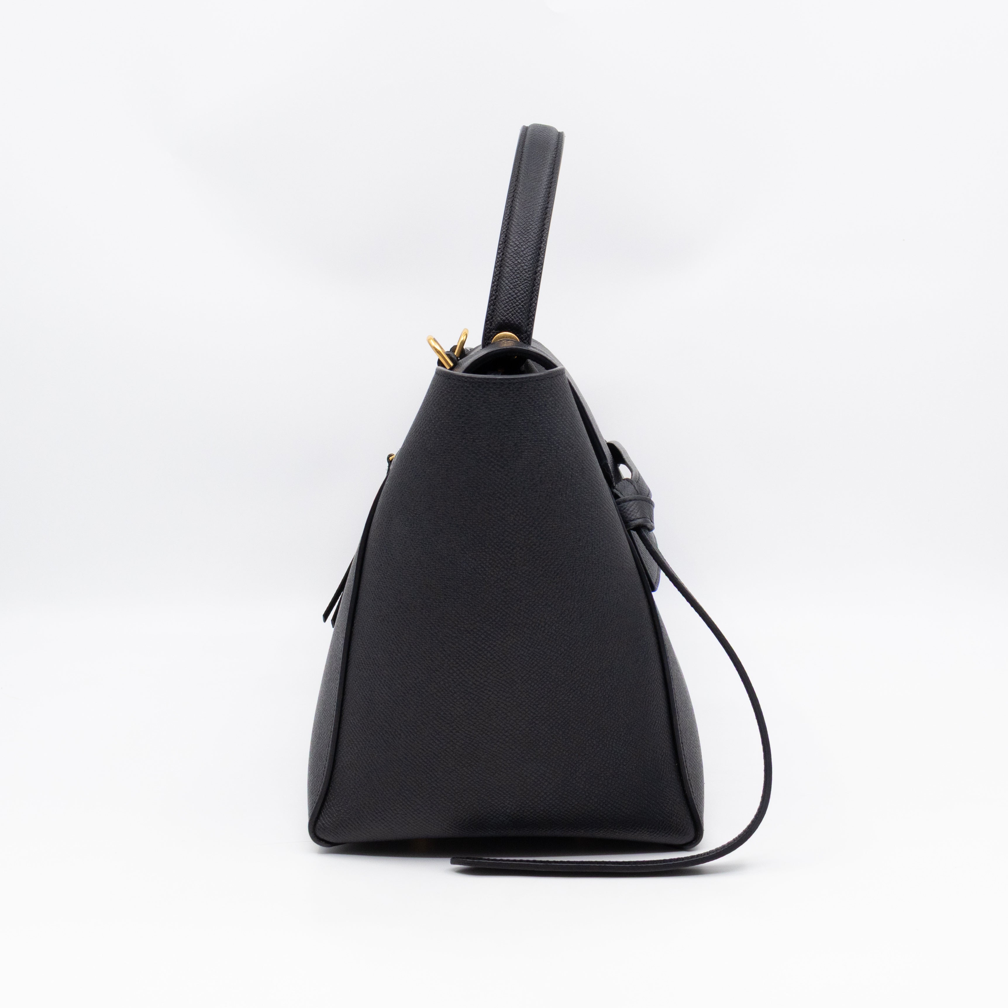 Mini Belt Bag Black Leather