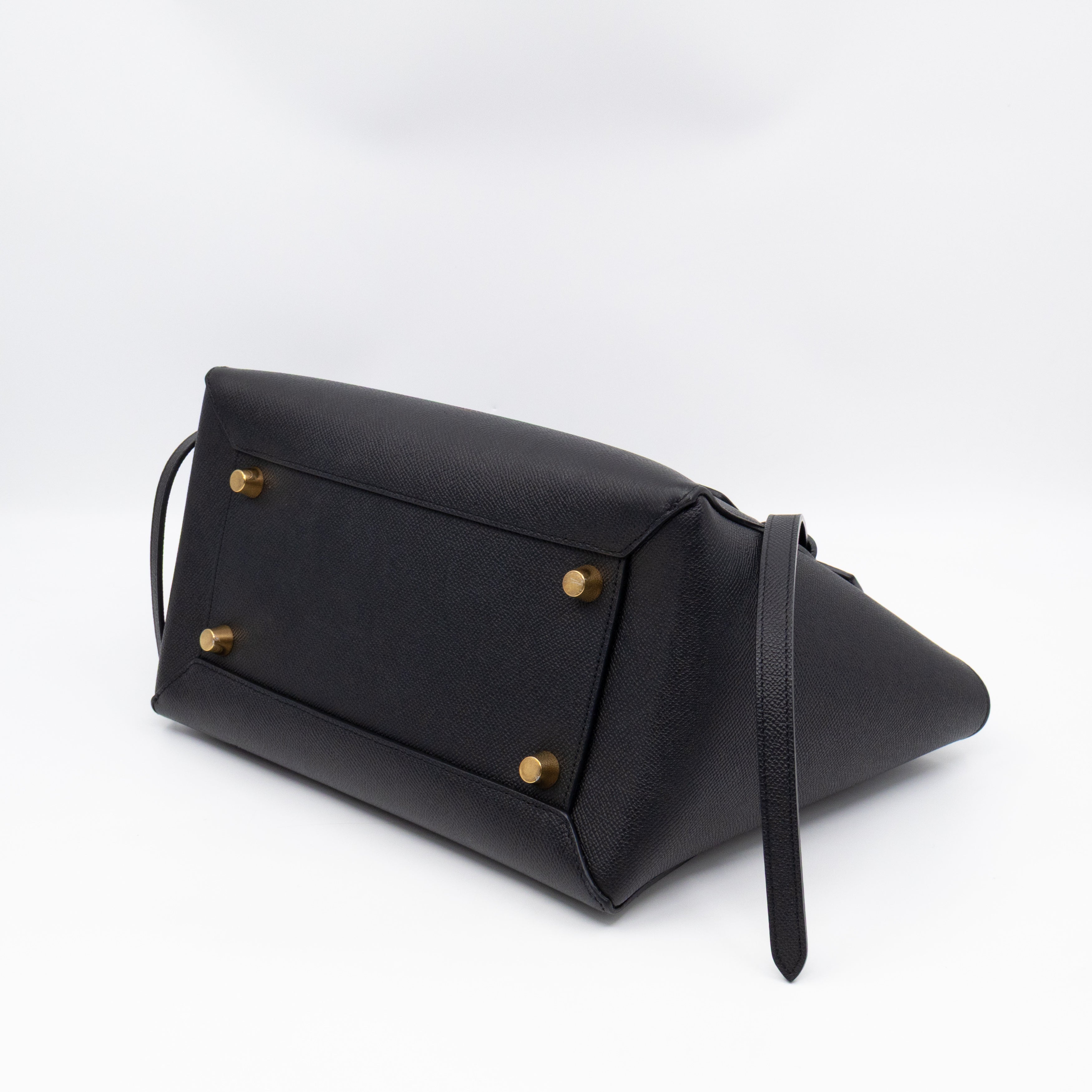 Mini Belt Bag Black Leather