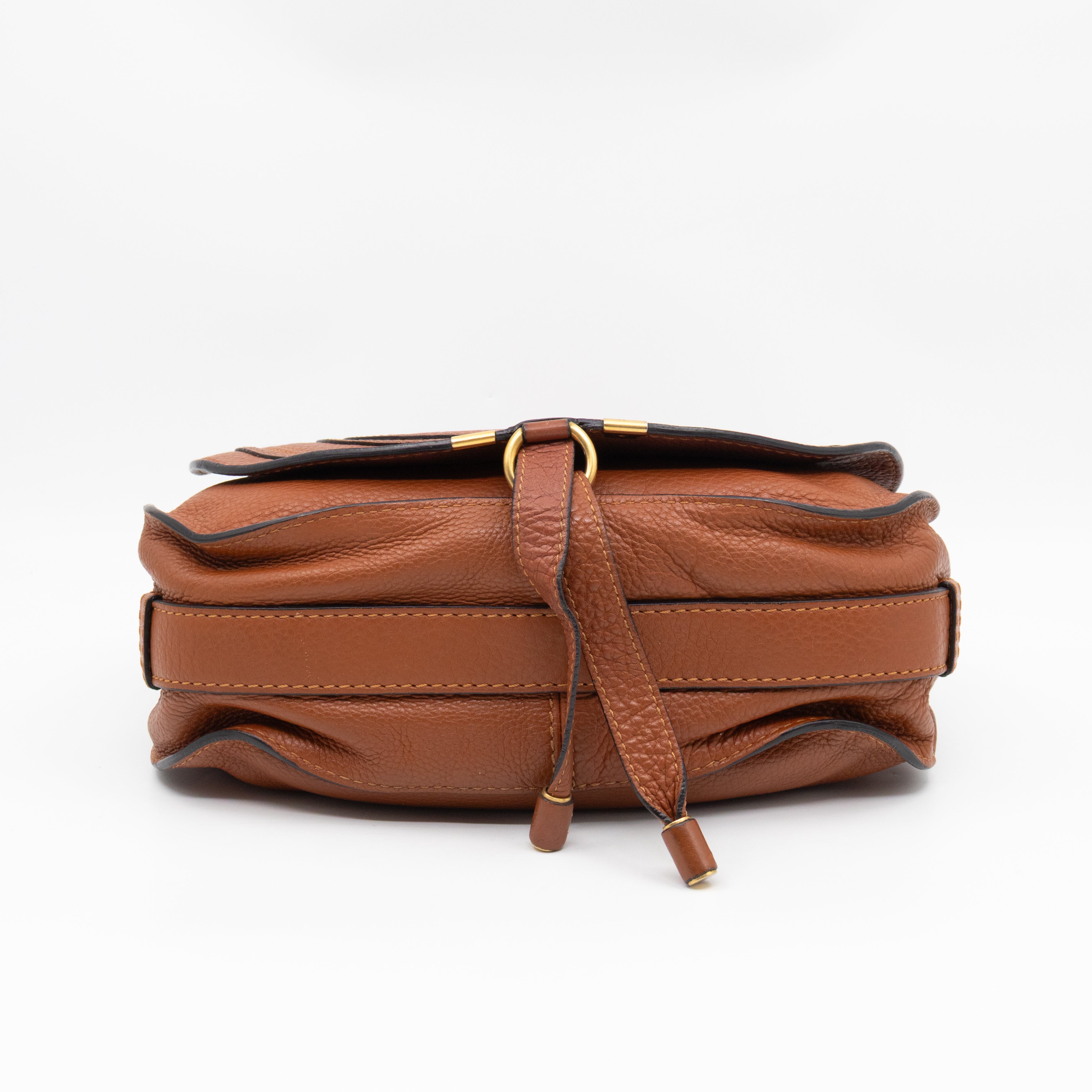 Marcie Medium Crossbody Bag Brown Leather
