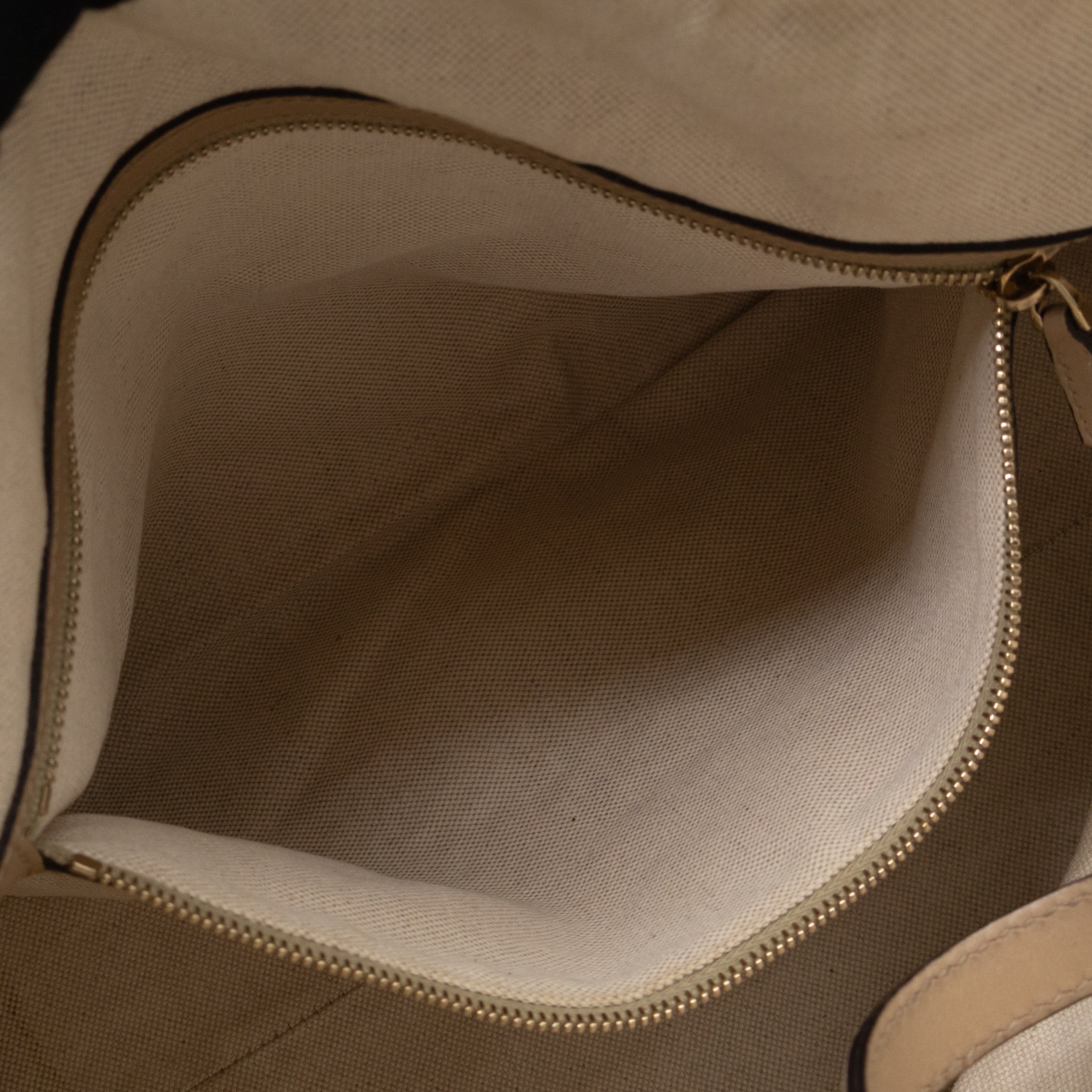 Nice Top Handle Bag Beige Microguccissima Leather