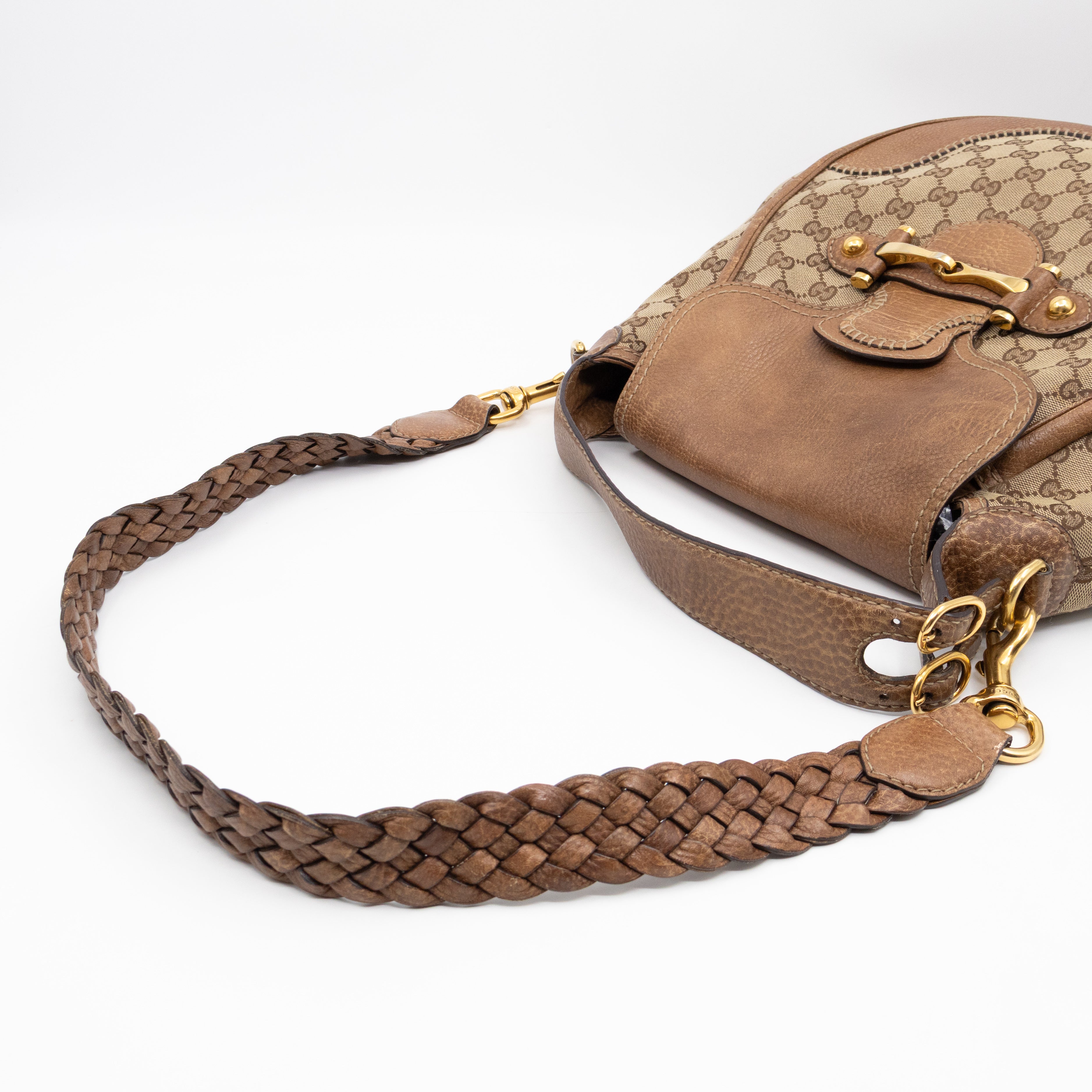 New Pelham Hobo Bag GG Canvas Brown