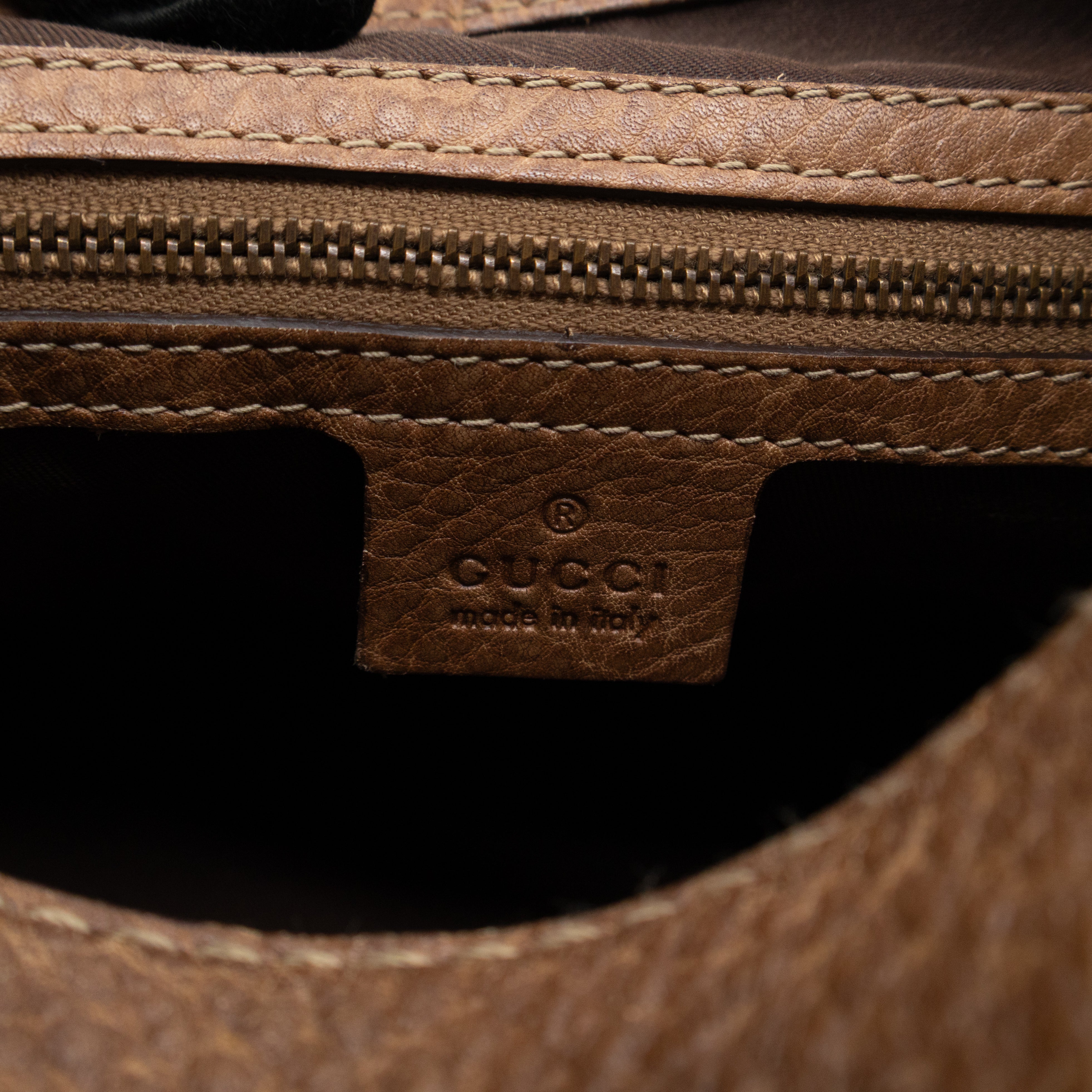 New Pelham Hobo Bag GG Canvas Brown