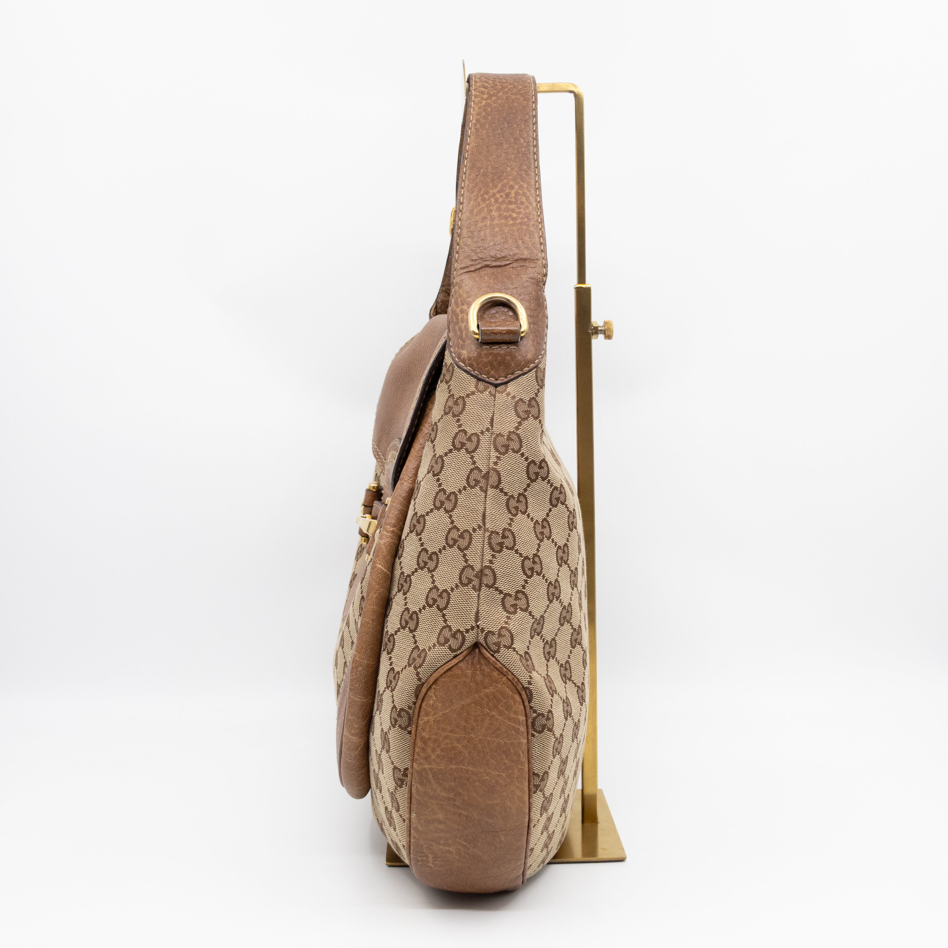 New Pelham Hobo Bag GG Canvas Brown