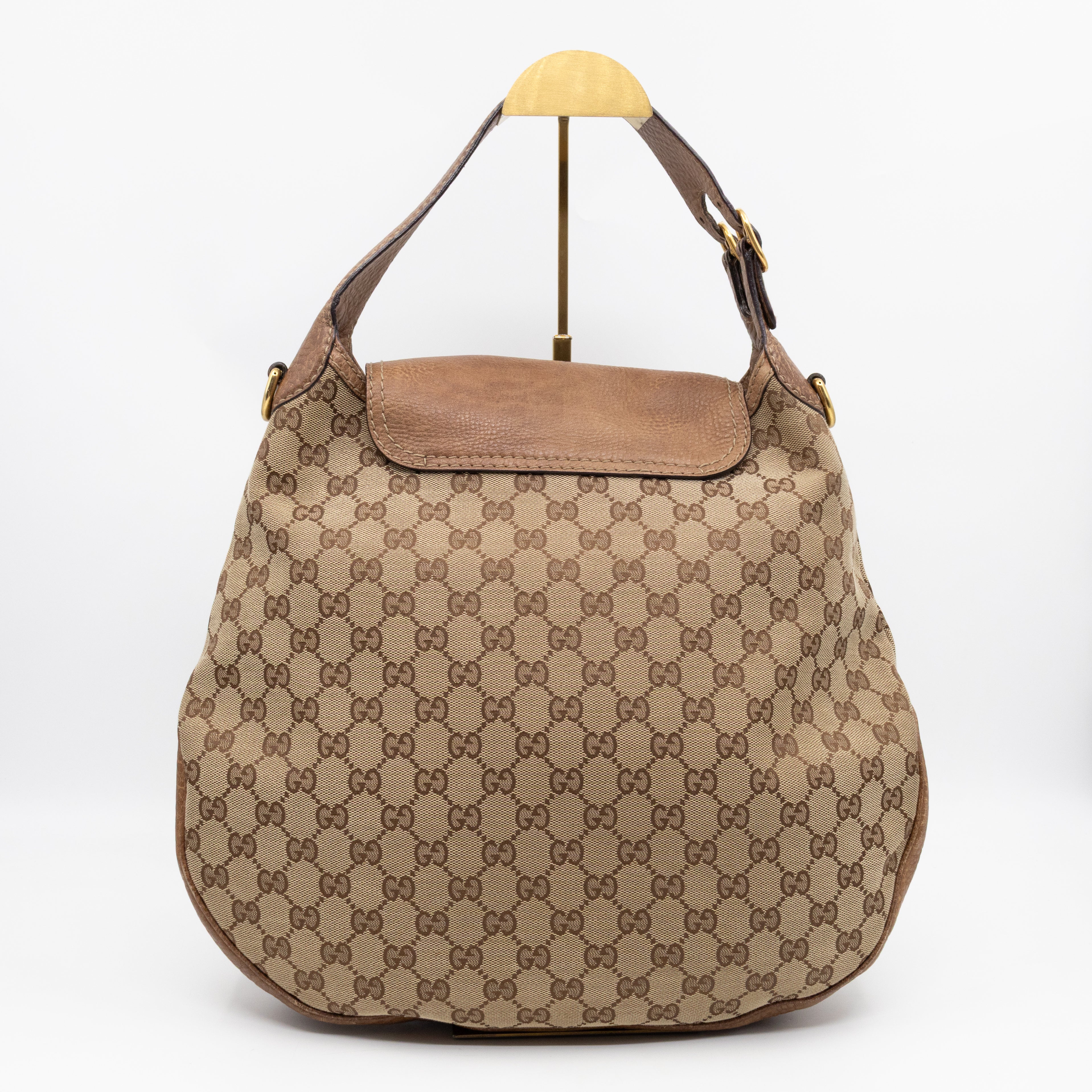 New Pelham Hobo Bag GG Canvas Brown