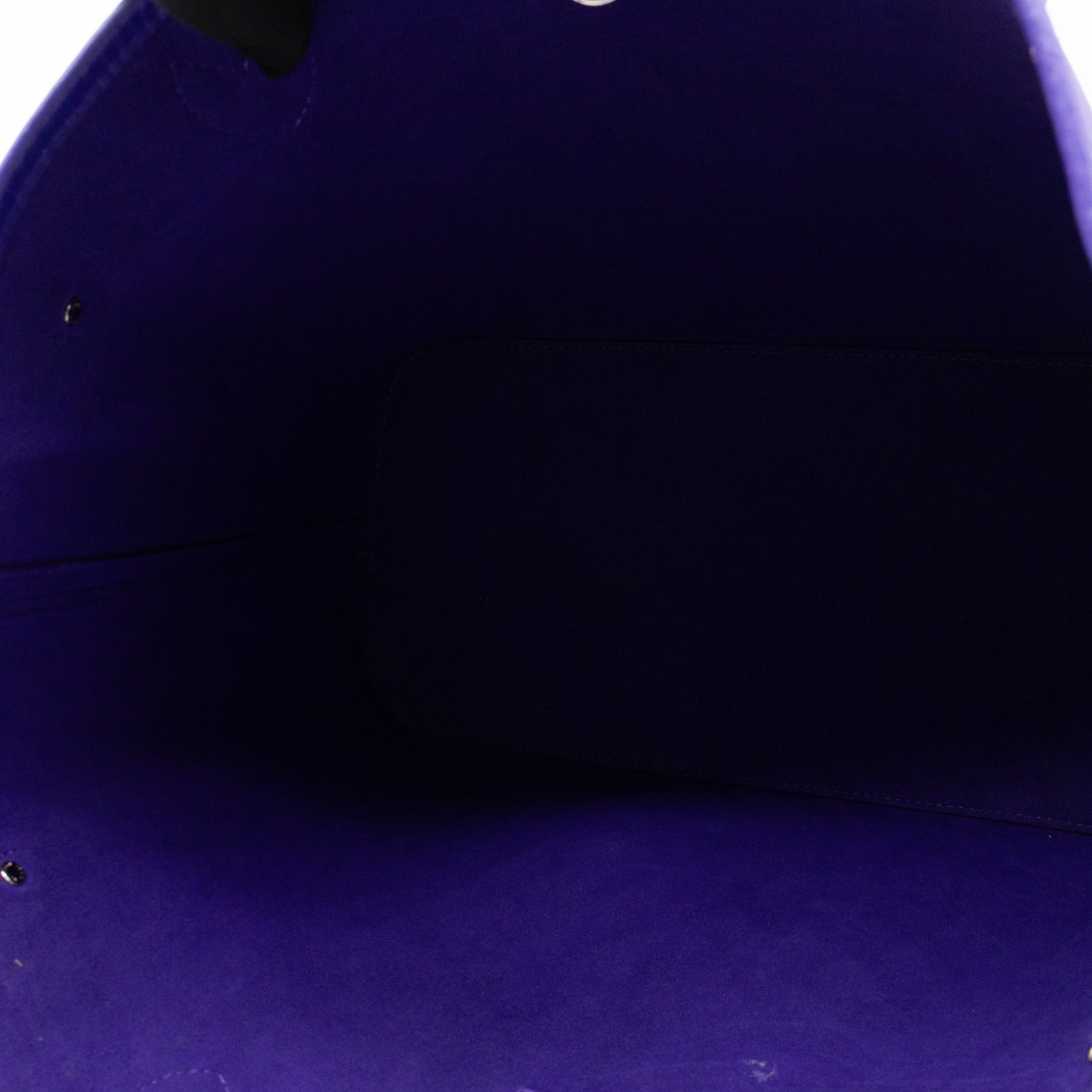 Neverfull MM Purple Epi Leather