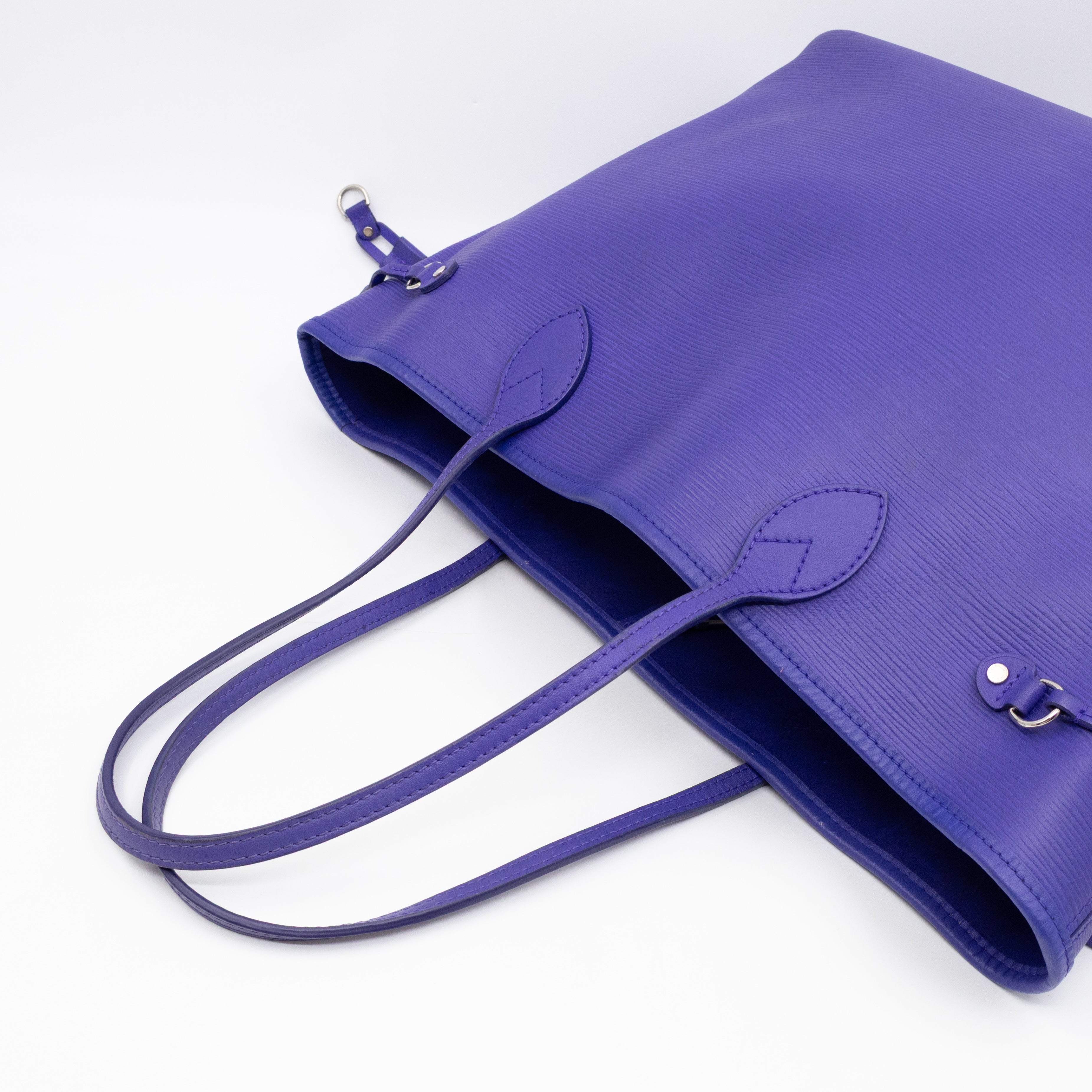 Neverfull MM Purple Epi Leather