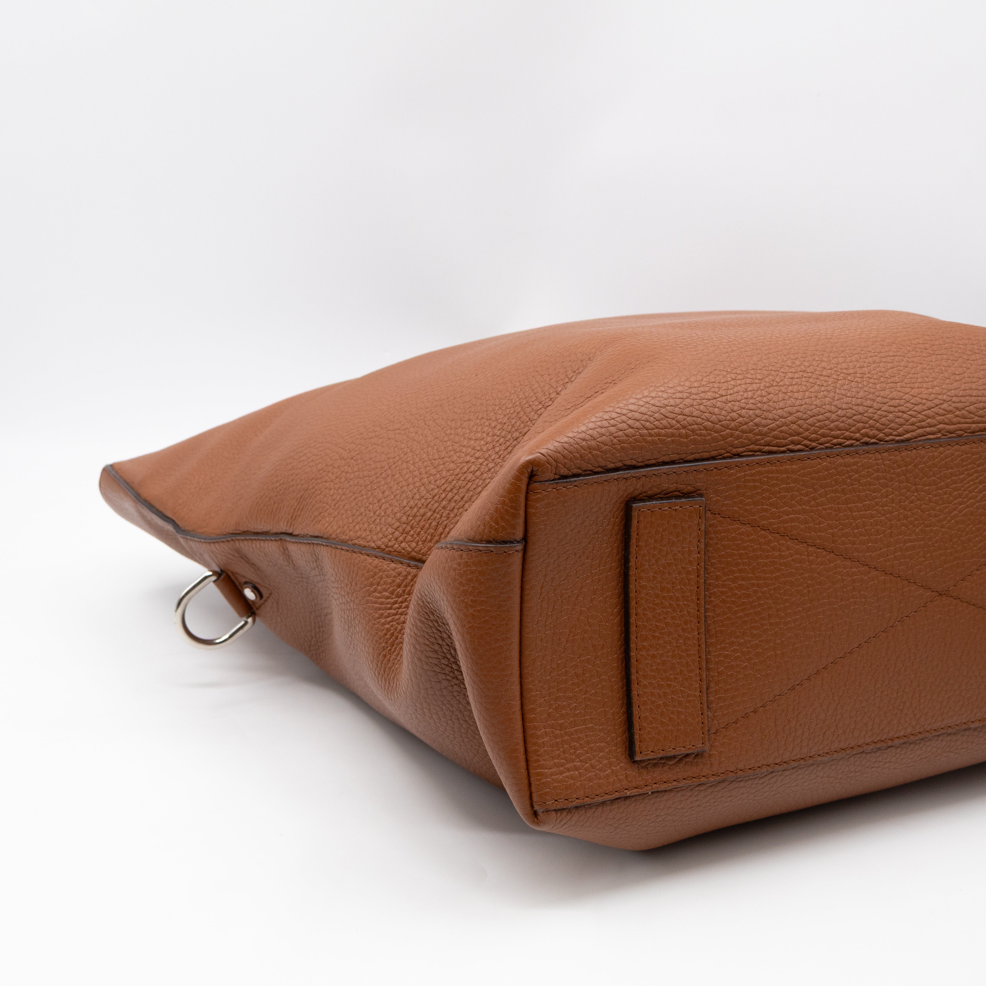 Automne-Hiver Defile Homme North South Tote Brown Leather