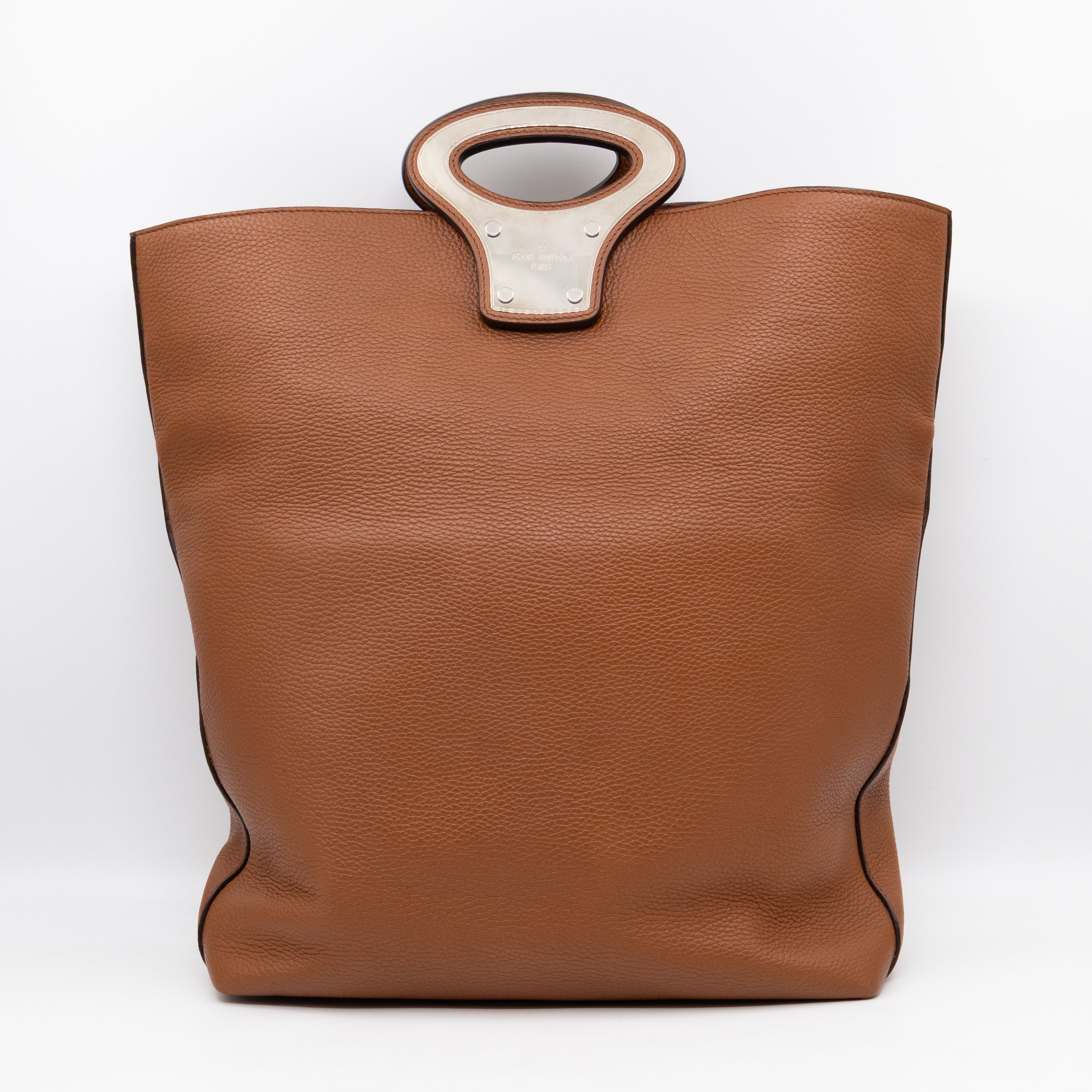 Automne-Hiver Defile Homme North South Tote Brown Leather