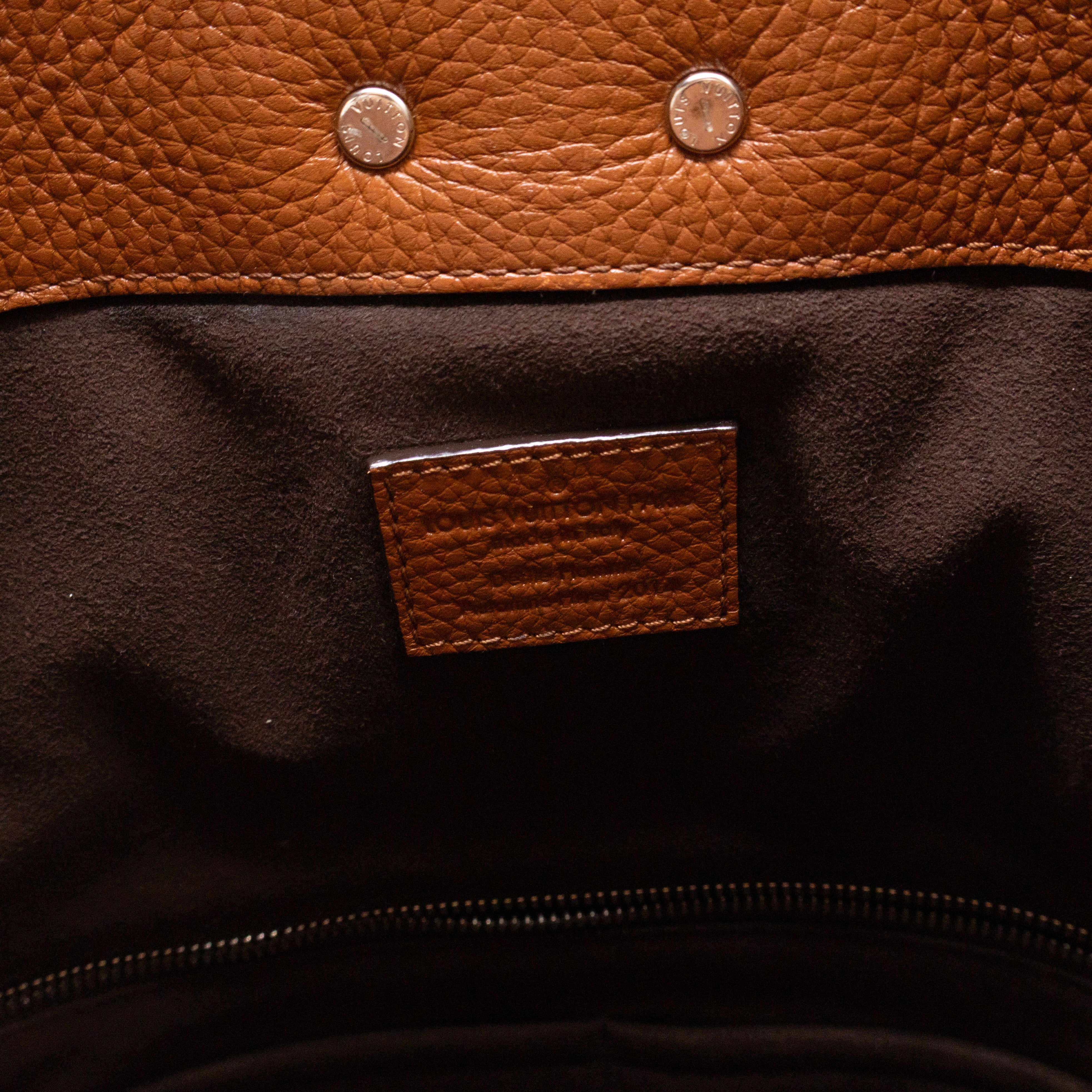 Automne-Hiver Defile Homme North South Tote Brown Leather